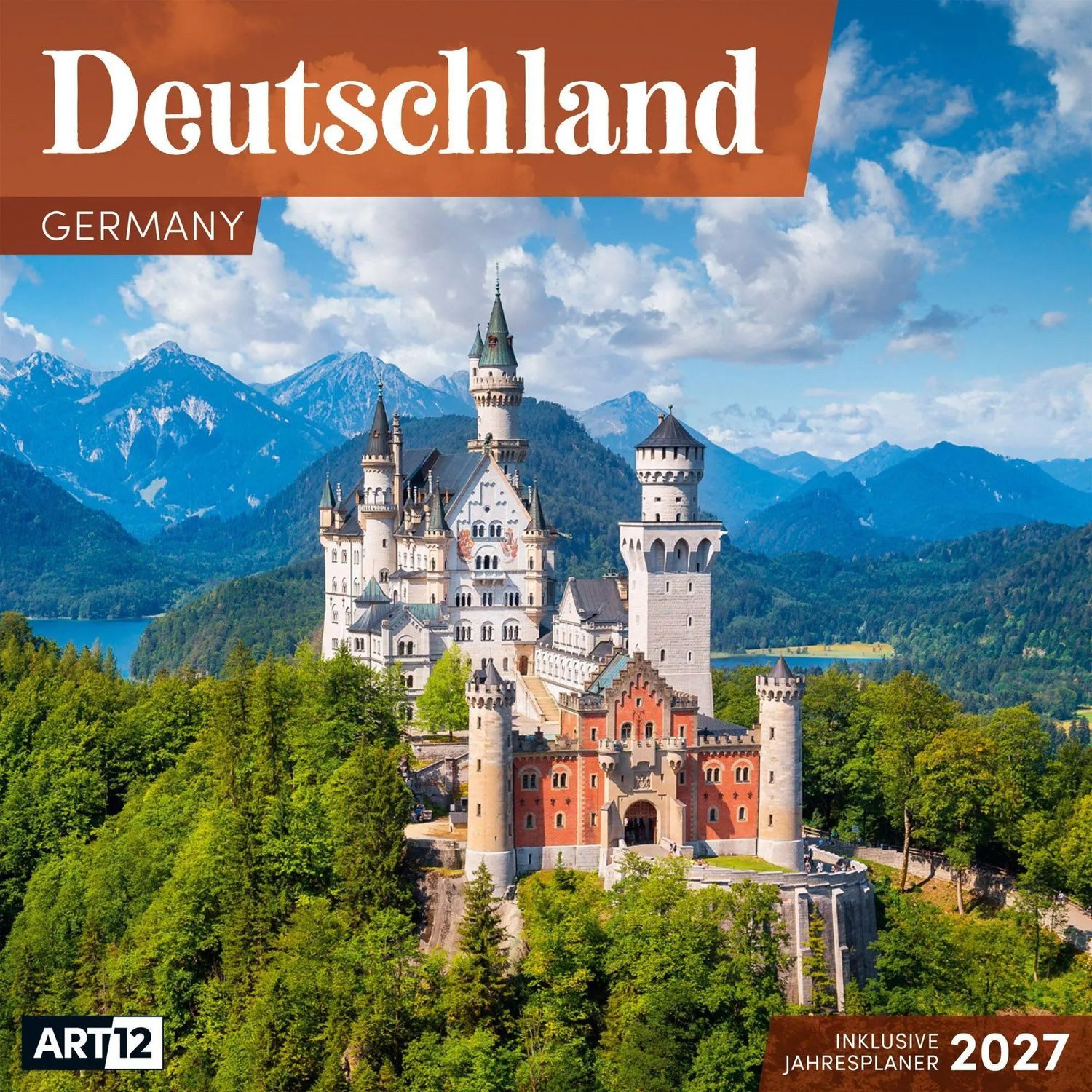 Ackermann Wandkalender Deutschland Kalender 2027 - 30x30 - Art12