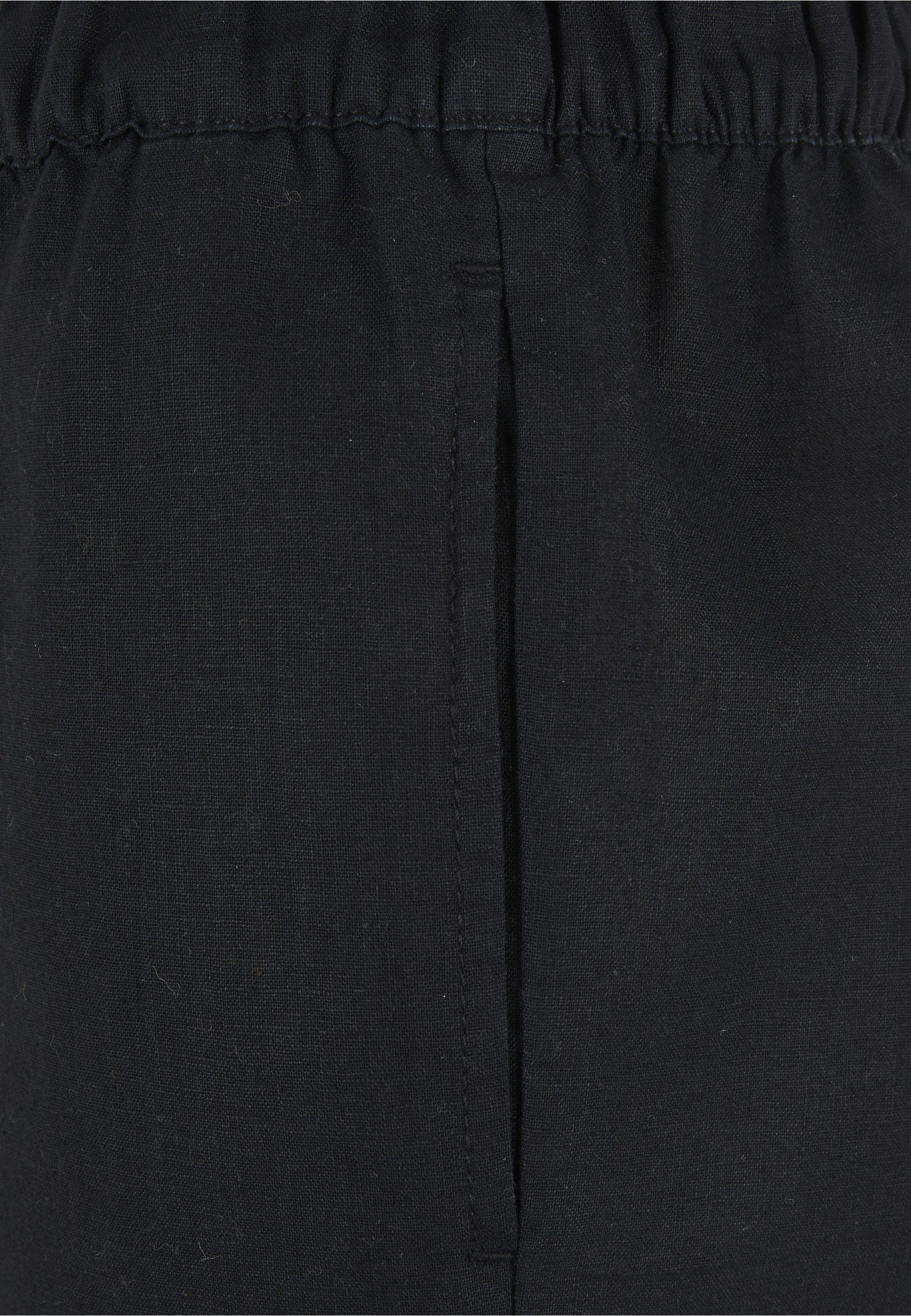 URBAN CLASSICS Stoffhose Urban Classics Damen Ladies Linen Mixed Wide Pants (1-tlg)