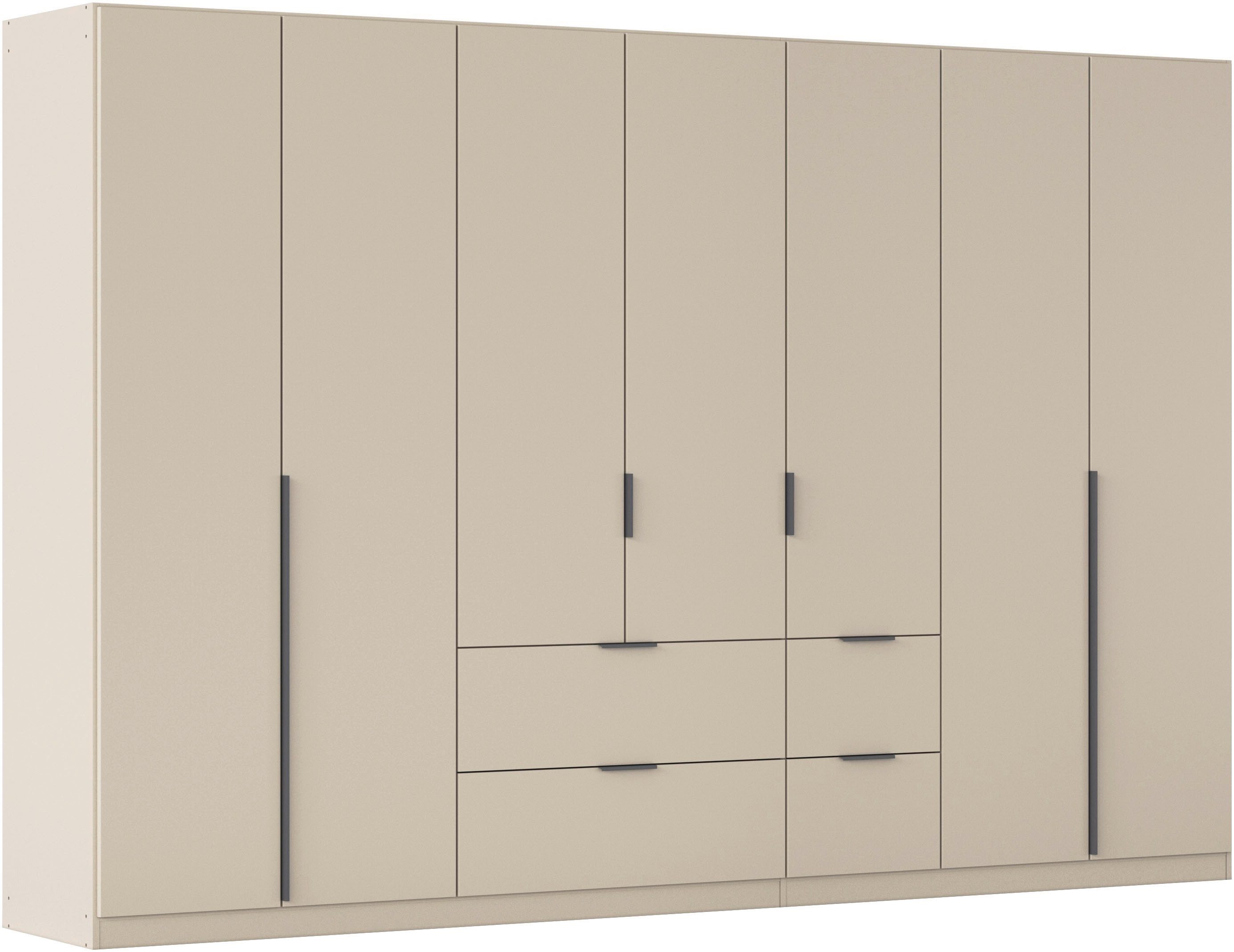 Drehtürenschrank Kleiderschrank Schrank Garderobe AGORDO mit Dekor- oder Hochglanzfront