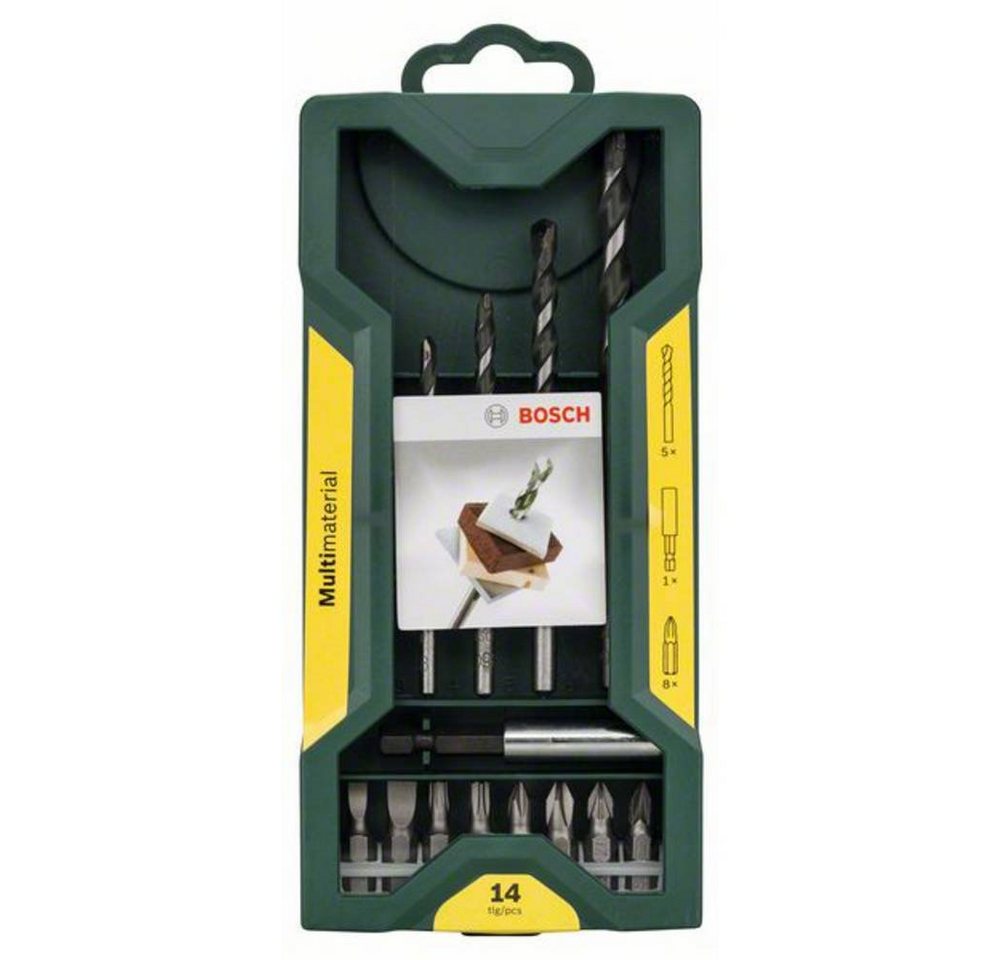 Thumbnail - Bosch Accessories Mehrzweckbohrer Mini-X-Line-Universalbohrer-Set, 14-teilig, 1, (5 Universalbohrer, 3/4/5/6/8 mm8 Schra...
