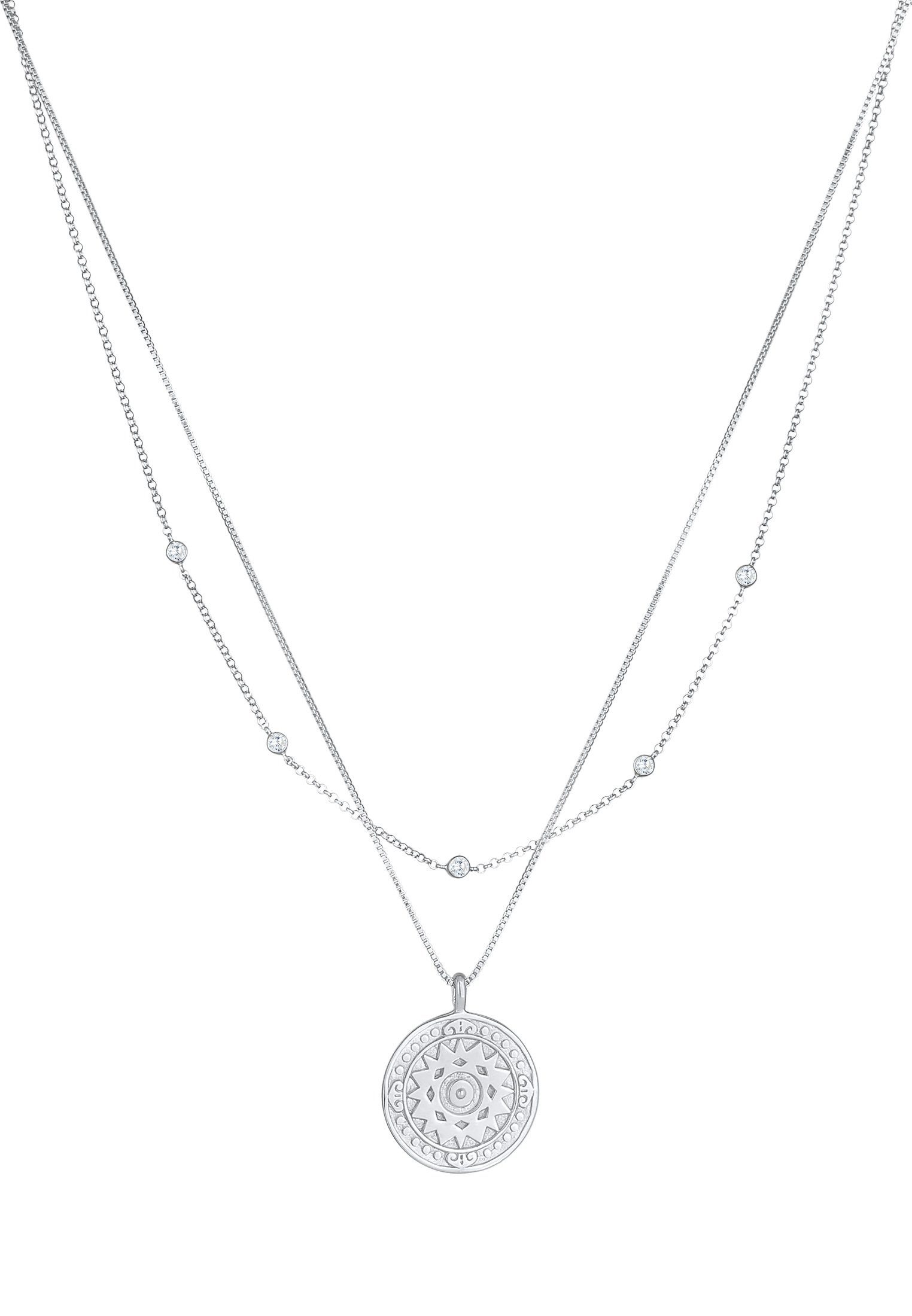 Elli Gliederkette Layer Coin Ornament Münze günstig online kaufen