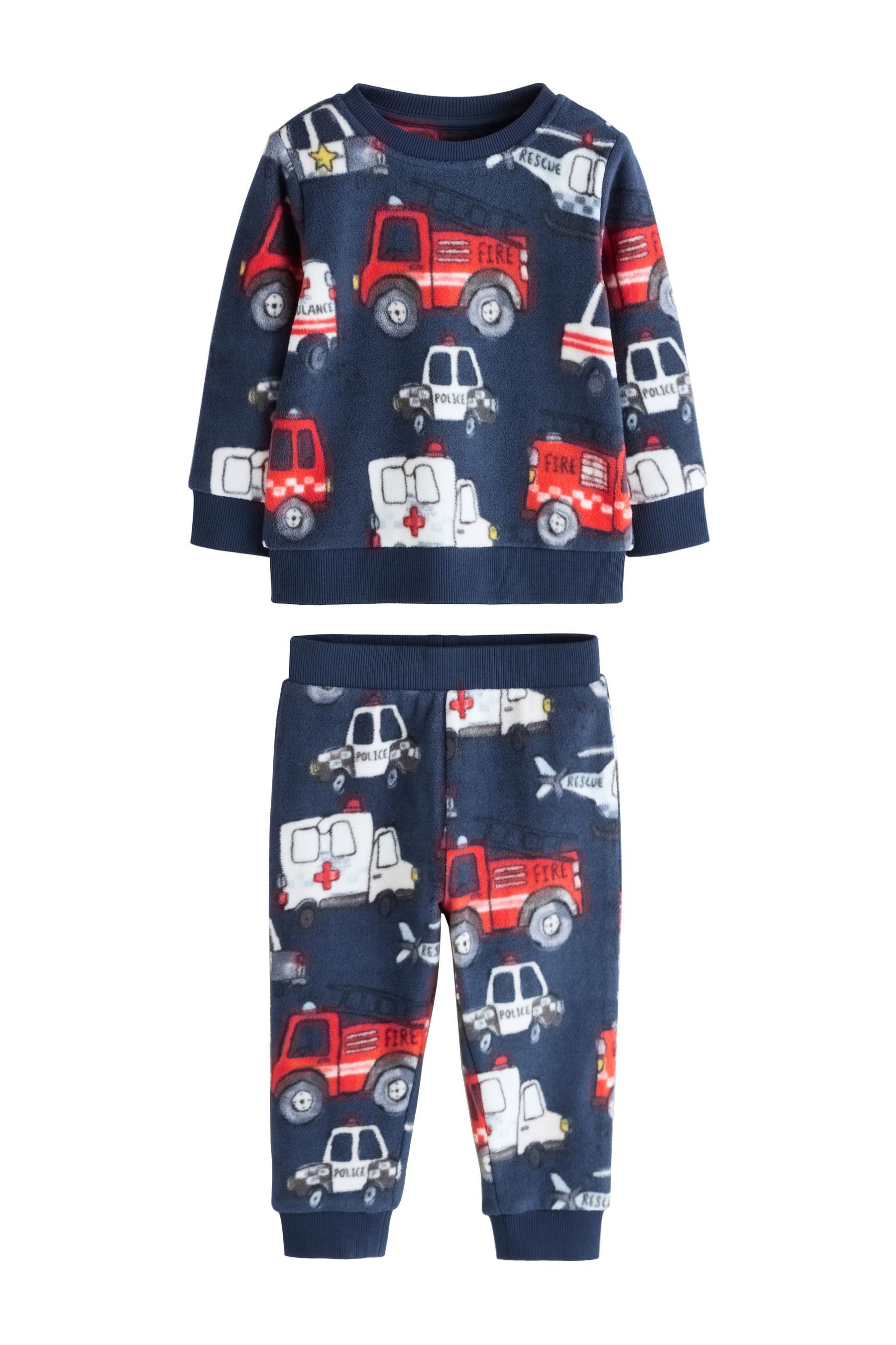 Next Pyjama Kuscheliger Single Fleece-Schlafanzug (2 günstig online kaufen
