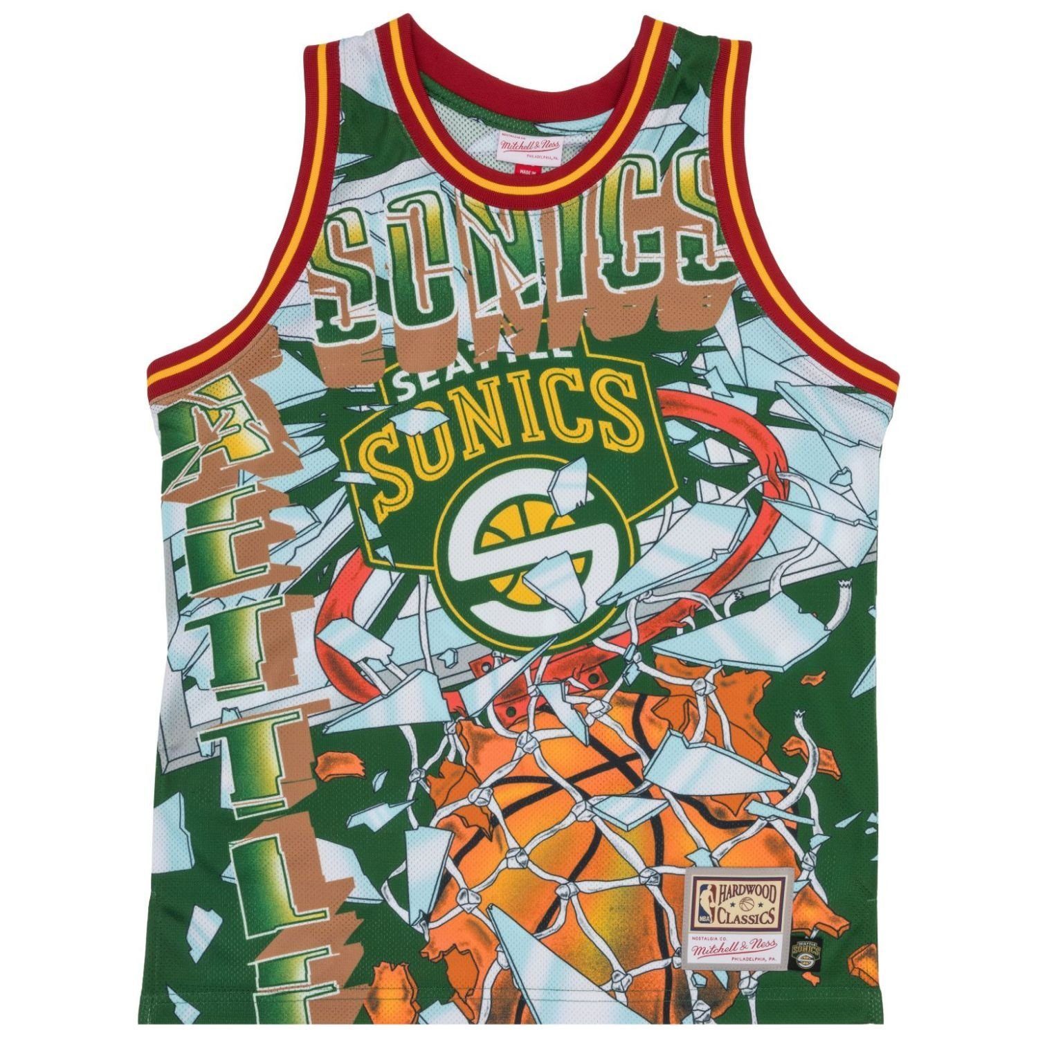 Basketballtrikot Big Face 6.0 Fashion Jersey Seattle SuperSonics