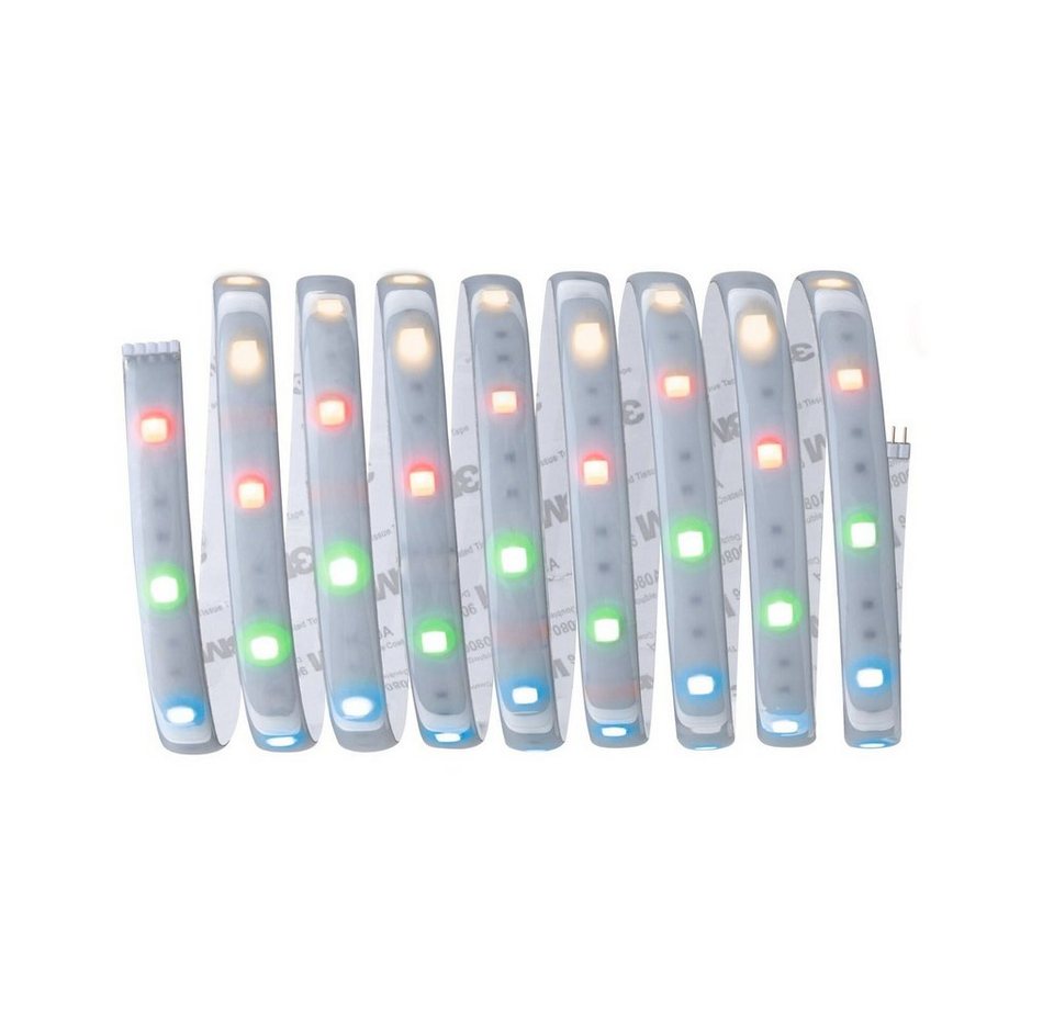 Paulmann LED-Streifen MaxLED 250 Stripe 2,5m 17W 24V Silber Kunststoff, 1- flammig, RGBW IP44 Cover 3000K | LED-Stripes
