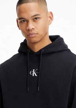 Calvin Klein Jeans Kapuzensweatshirt MICRO MONOLOGO HOODIE (1-tlg) mit Bio Baumwollanteil