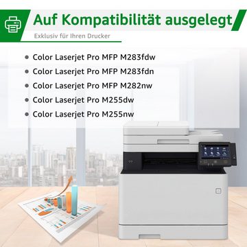 Greensky Tonerkartusche für HP 207X 207 X Color Laserjet Pro MFP, (Color Laserjet Pro M255dw M255nw Drucker, 4-St)