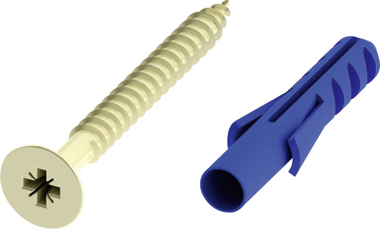 alfer Gewindeschraube alfer Schrauben und Dübel 3 x 30 mm verzinkt