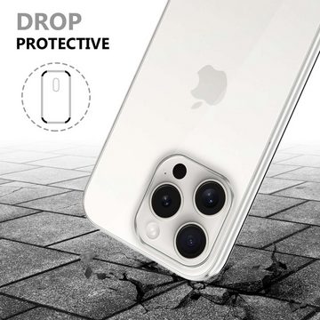 Cadorabo Handyhülle Apple iPhone 15 PRO MAX Apple iPhone 15 PRO MAX, Flexible Case Handy Schutzhülle - Hülle - Back Cover 360° Grad