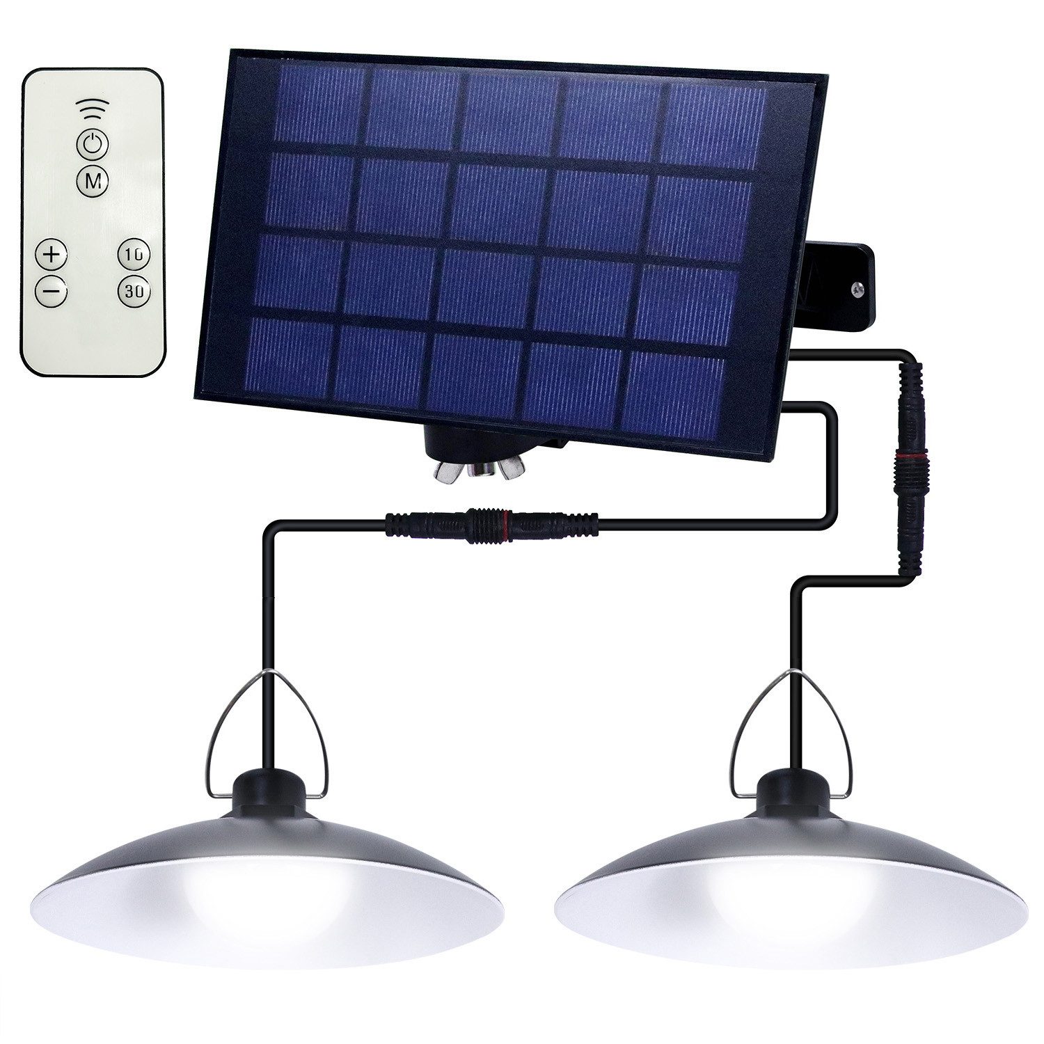 MUPOO LED Solarleuchte Solar Hängelampen für günstig online kaufen