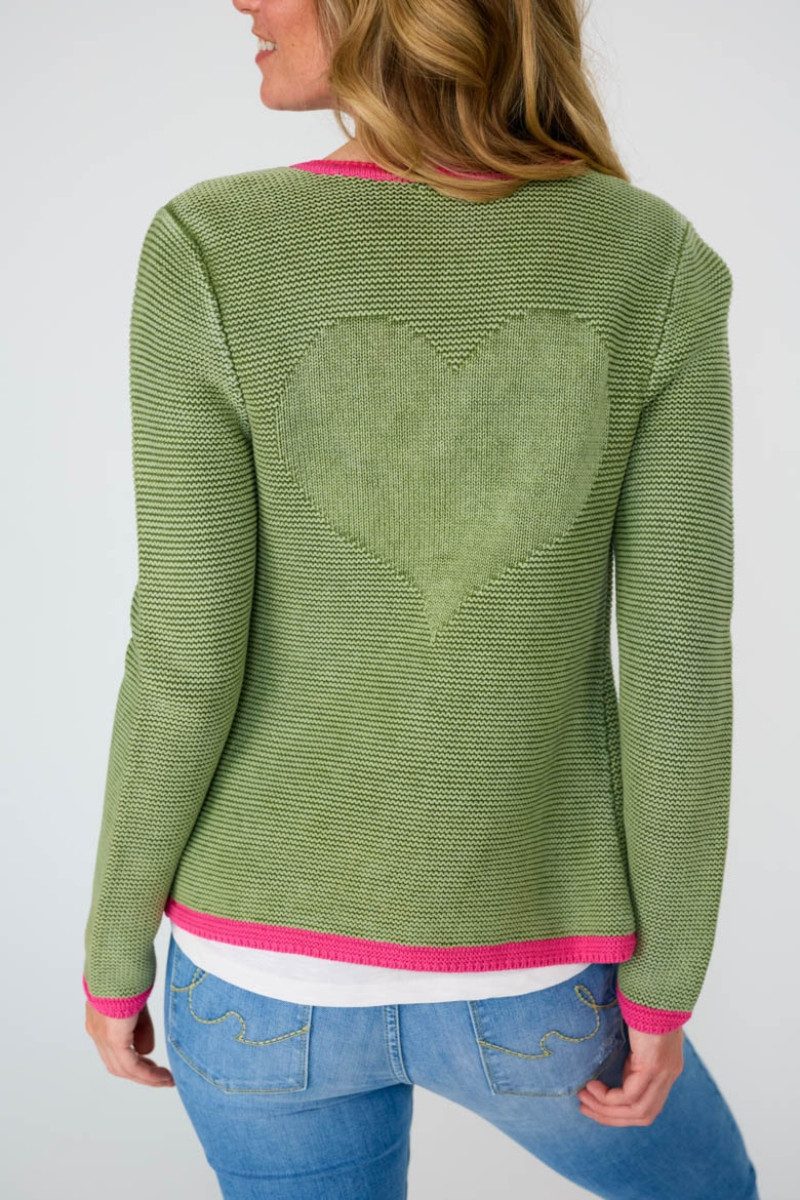 Lieblingsstück Trachtenstrickjacke Strickjacke Damen - ZARA - thymian günstig online kaufen