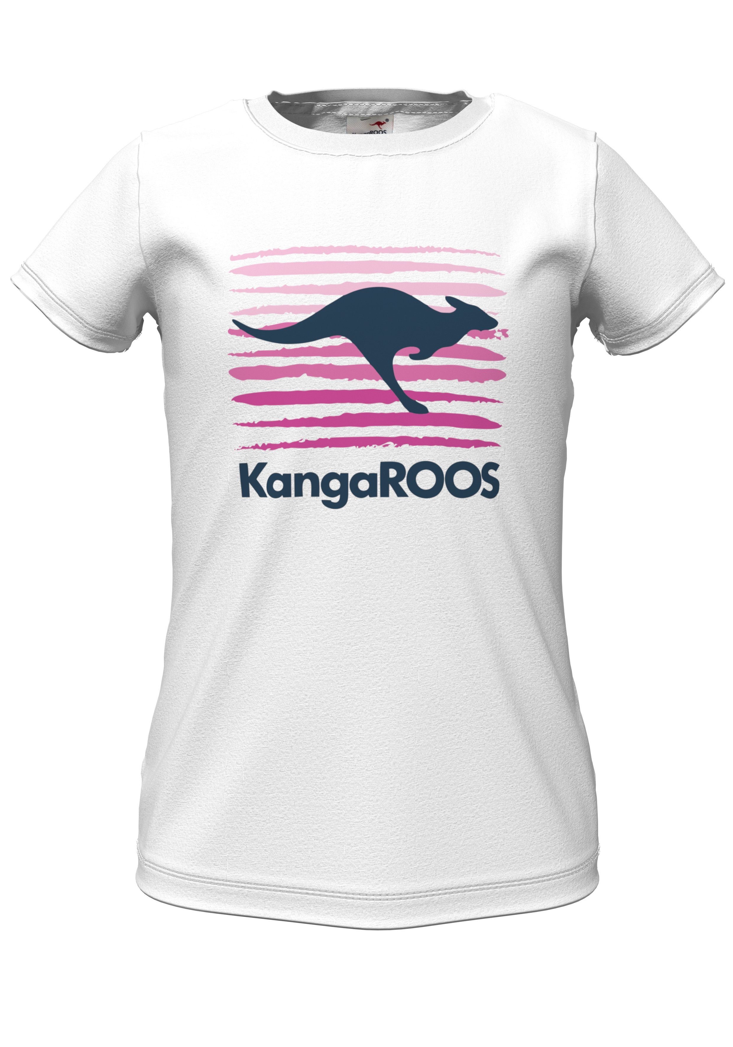 großem Logodruck KangaROOS T-Shirt mit