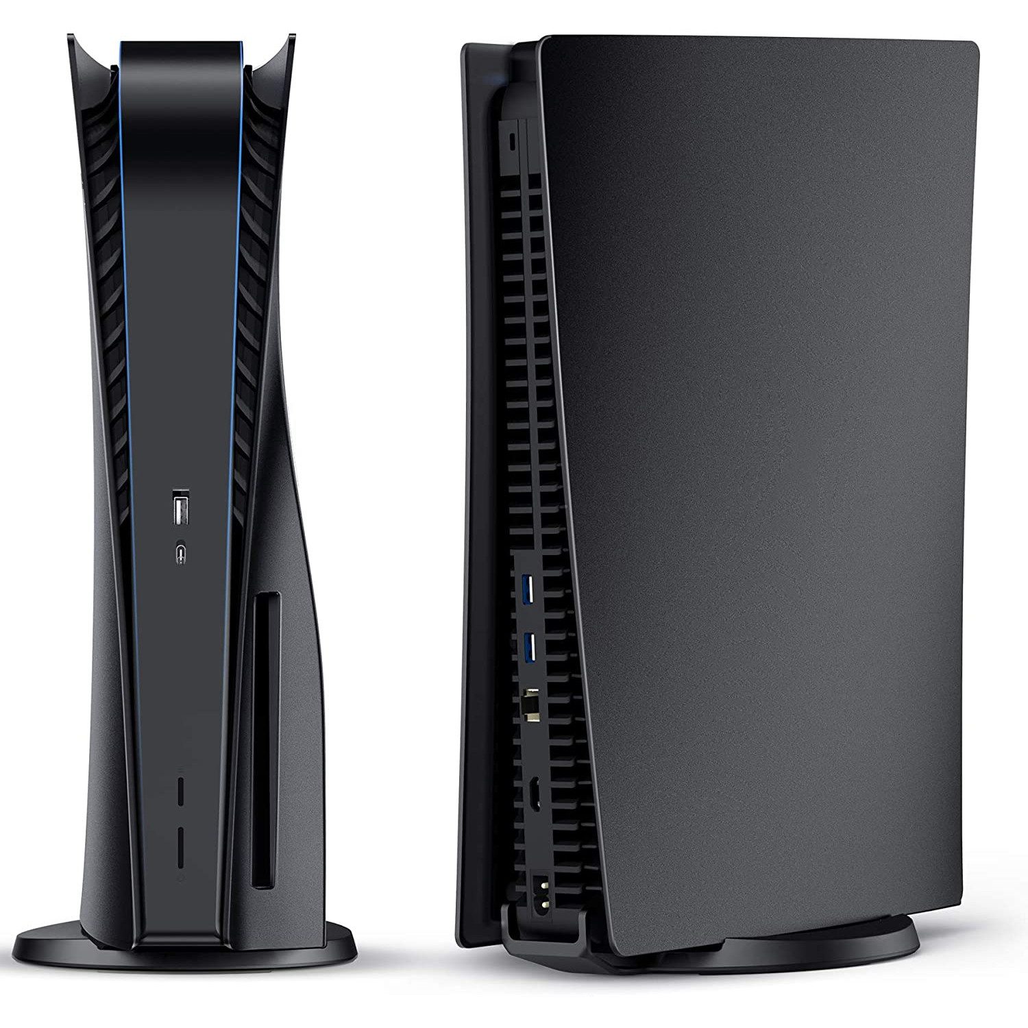 TUWENA Playstation-Halterung PS5 Bildbausteine Hülle Cover Playstation 5 Standard, (Hartes Stoßfeste Seitenplatten Shell)