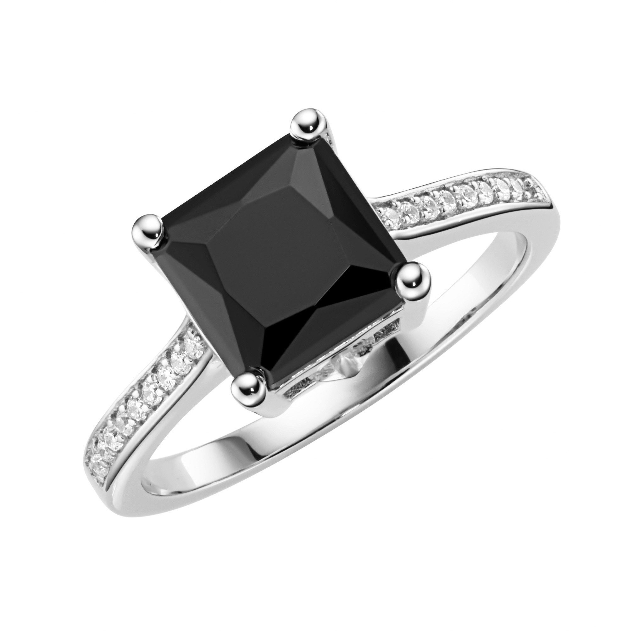 GIORGIO MARTELLO MILANO Silberring mit schwarzen, günstig online kaufen