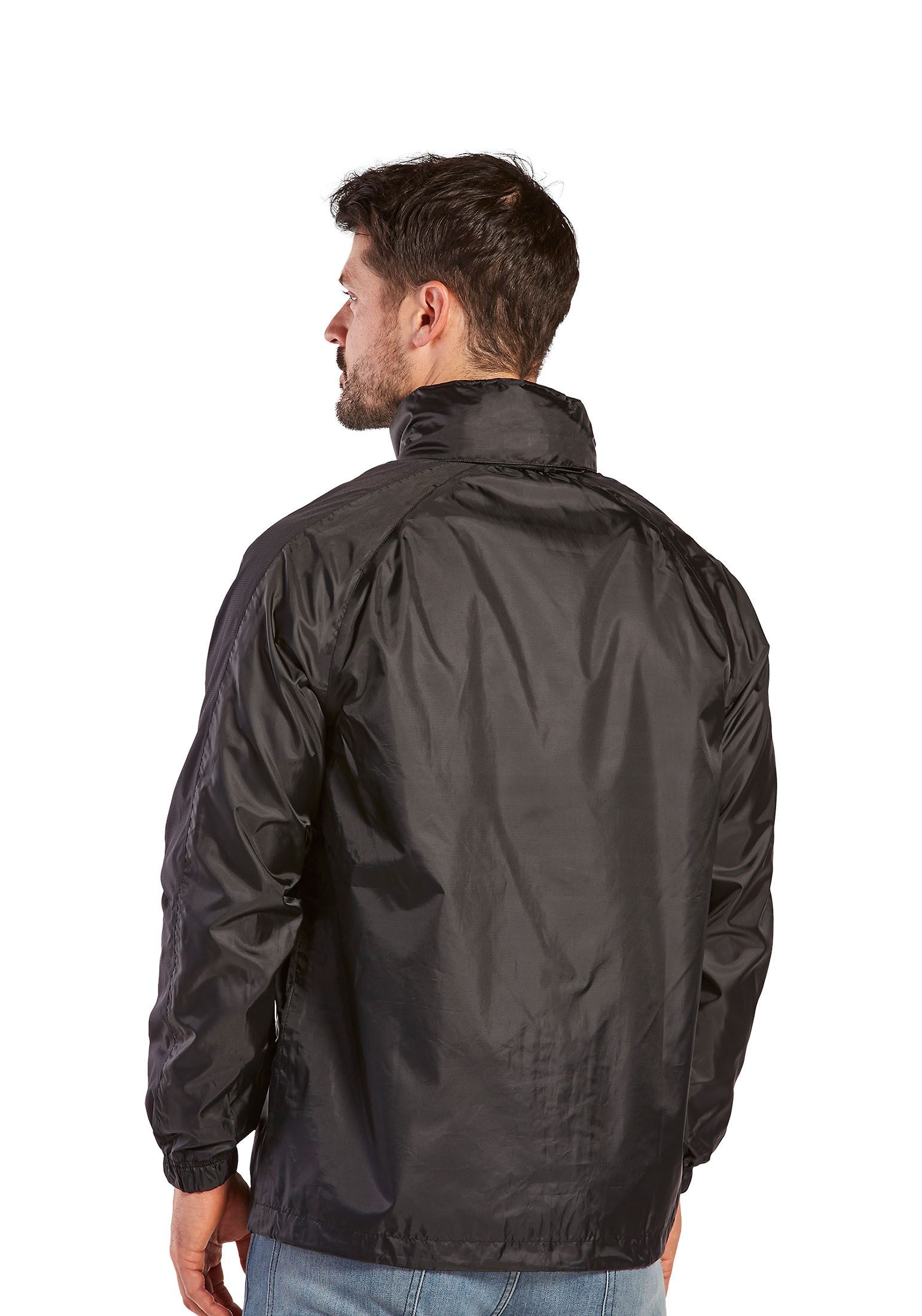 Erima Allwetterjacke Unisex Erwachsene TEAM Allwetterjacke - Hoher Stehkragen mit integrierter Kapuze