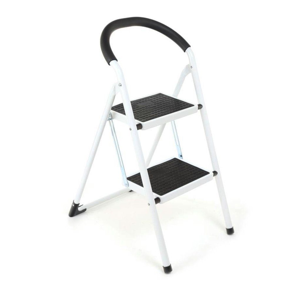 Haushalt International Trittleiter, Klapptritt - 2-Stufig - Höhe 78 cm