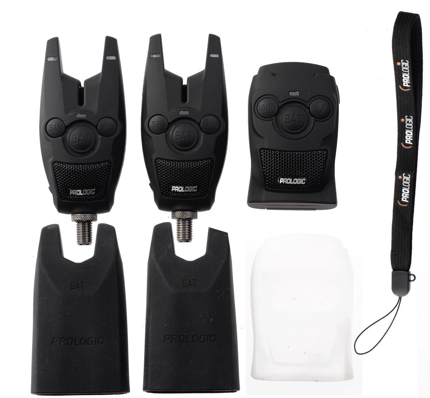 elektronischer Bissanzeiger Prologic BAT+ Bite Alarm Blue Set 2+1 - 2 Bissanzeiger + 1 Receiver