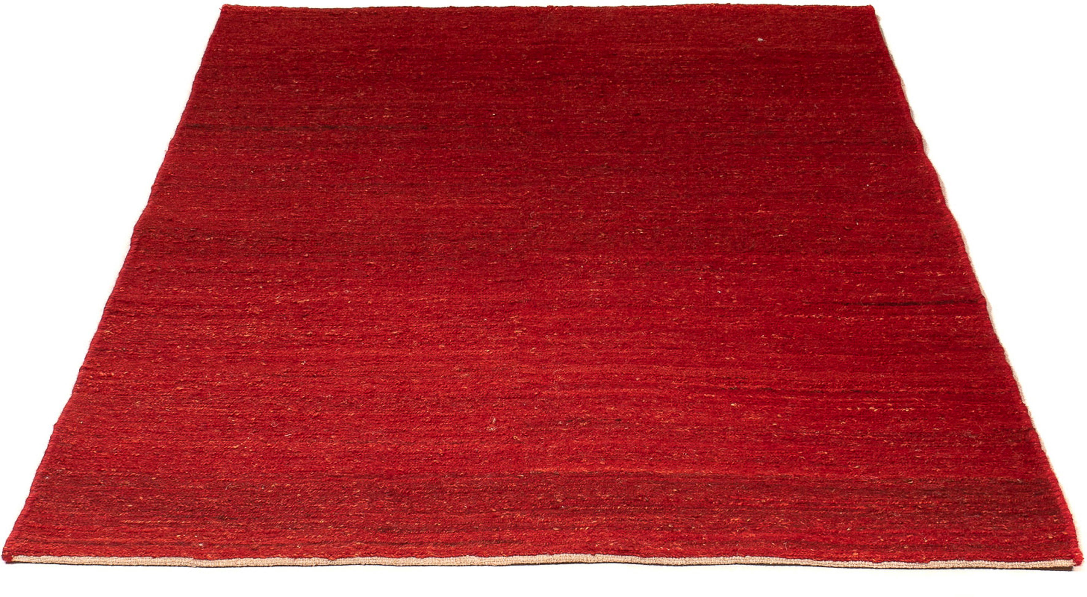 Wollteppich Gabbeh - Perser - 174 x 115 cm - dunkelrot, morgenland, rechteckig, Höhe: 12 mm, Wohnzimmer, Handgeknüpft, Einzelstück mit Zertifikat