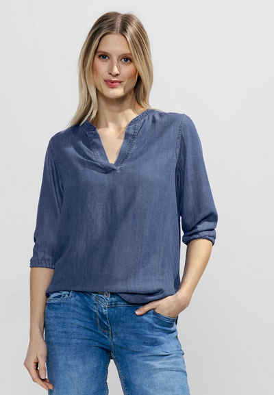 Cecil Jeansbluse mit 3/4 Arm