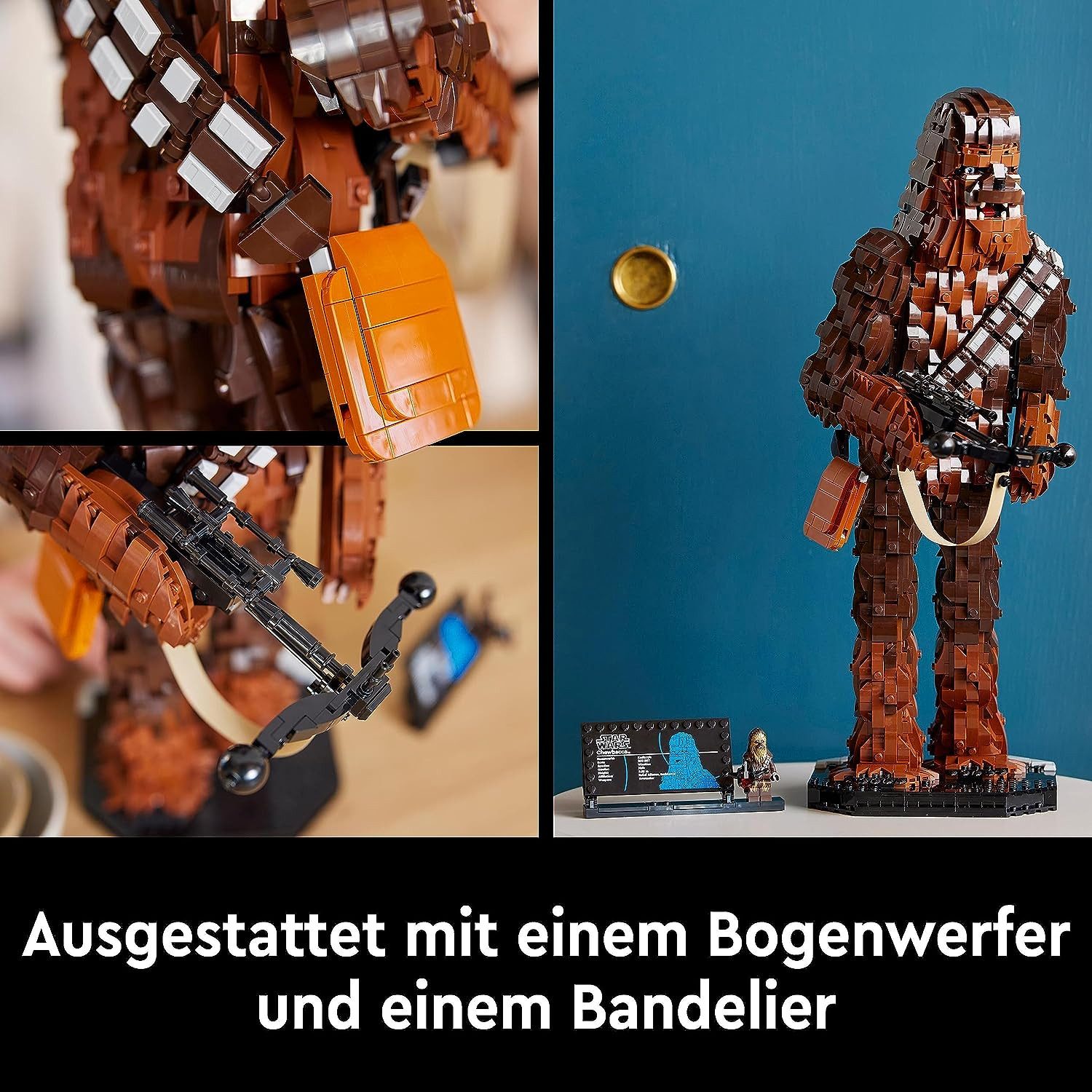 LEGO® Star Wars - Chewbacca Wookie Figur (75371) Konstruktions-Spielset, (2319 St) – Bild 4 von 5