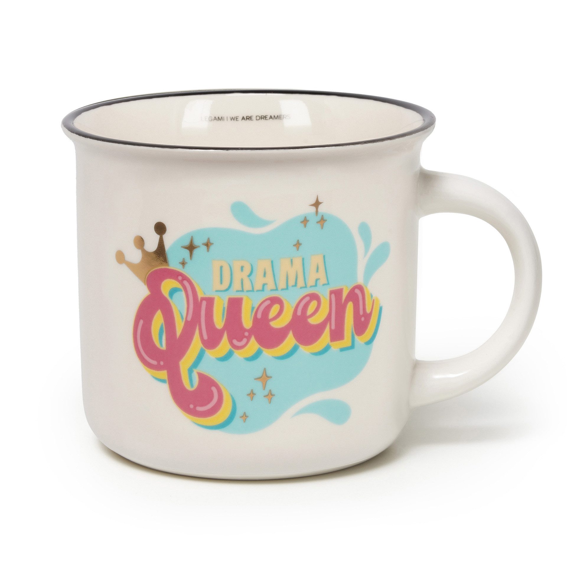 Legami Cappuccinotasse Legami Porzellantasse Trinkbecher Cu-Puccino Drama Queen