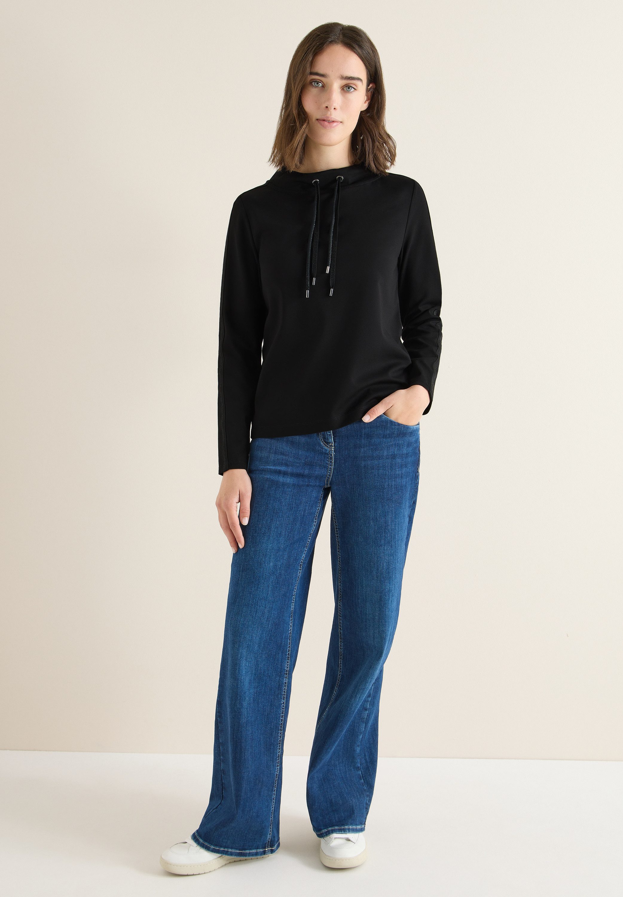 CECIL Sweatshirt mit Glitzer-Detail