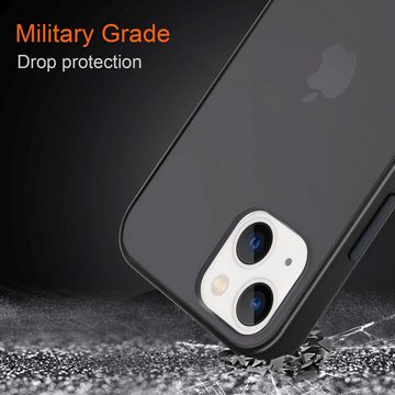 Cadorabo Handyhülle Apple iPhone 14 Apple iPhone 14, Handy Schutzhülle - Hülle - Ultra Slim Hard Cover Case - Bumper
