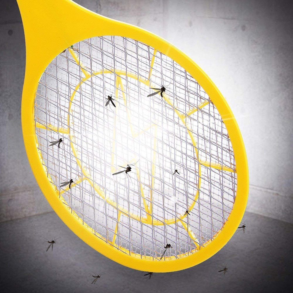 Fliegenklatsche Elektrische Insekten gelb Mörder Fliegenklatsche, GelldG