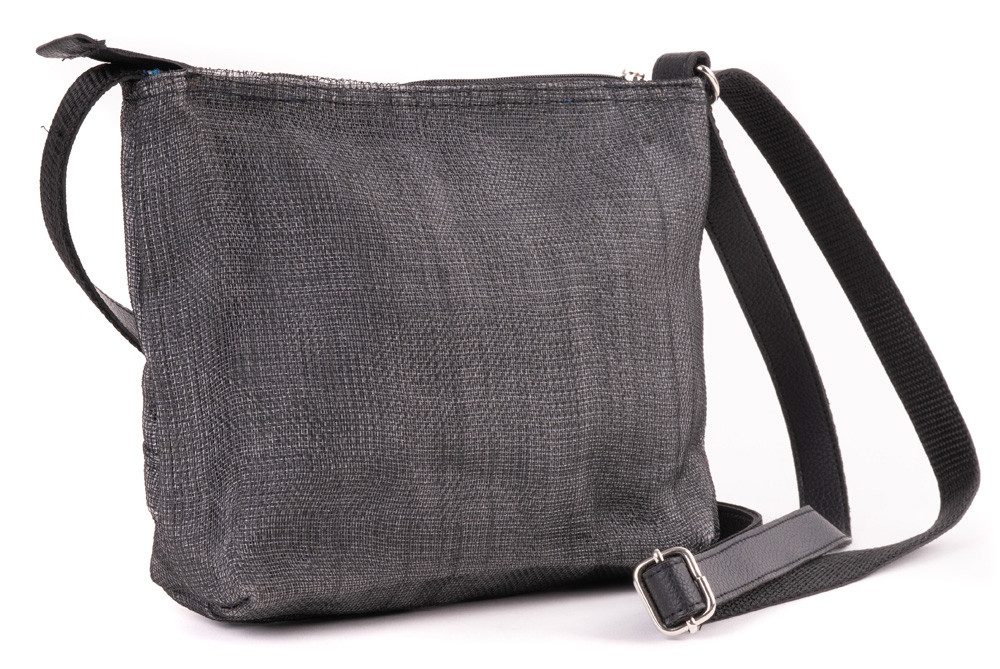El Puente Schultertasche Schultertasche "Mekong", Handmade, Vegan, Handmade