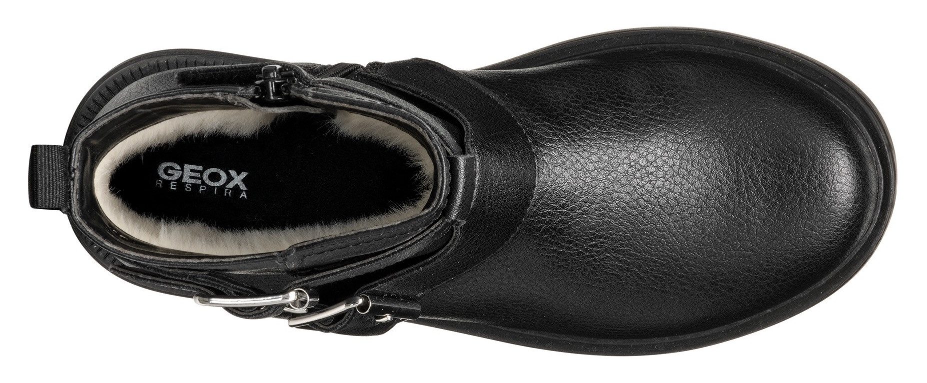 Geox J ECLAIR GIRL X Stiefelette Bikerboots, Winterstiefel, Boots mit Warmfutter