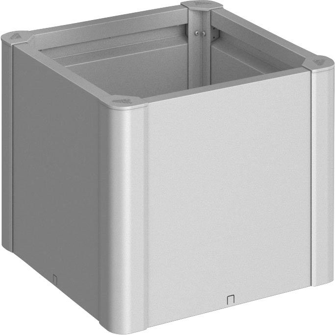 Biohort Hochbeet BELVEDERE mini 0,5x0,5; verschiedene Farben, 53x53x45 cm, extrem langlebig, aus Metall