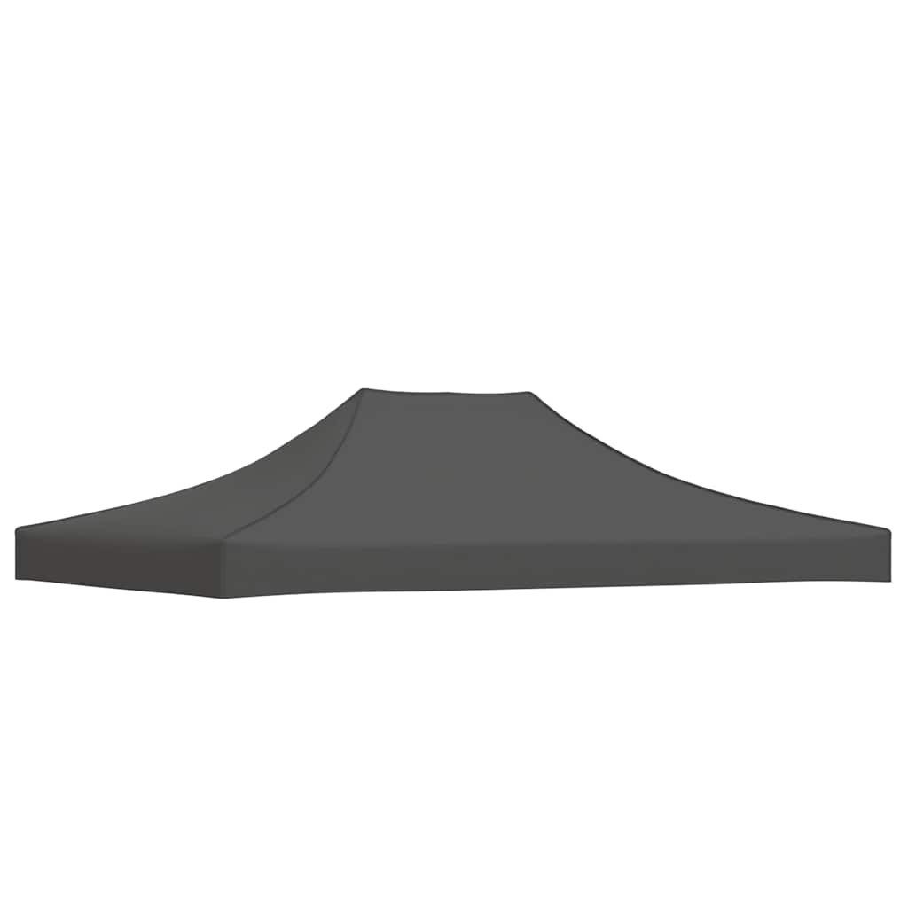 vidaXL Pavillon-Ersatzdach Partyzelt-Dach 4x3 m Anthrazit 270 g/m², 405 x 275 cm