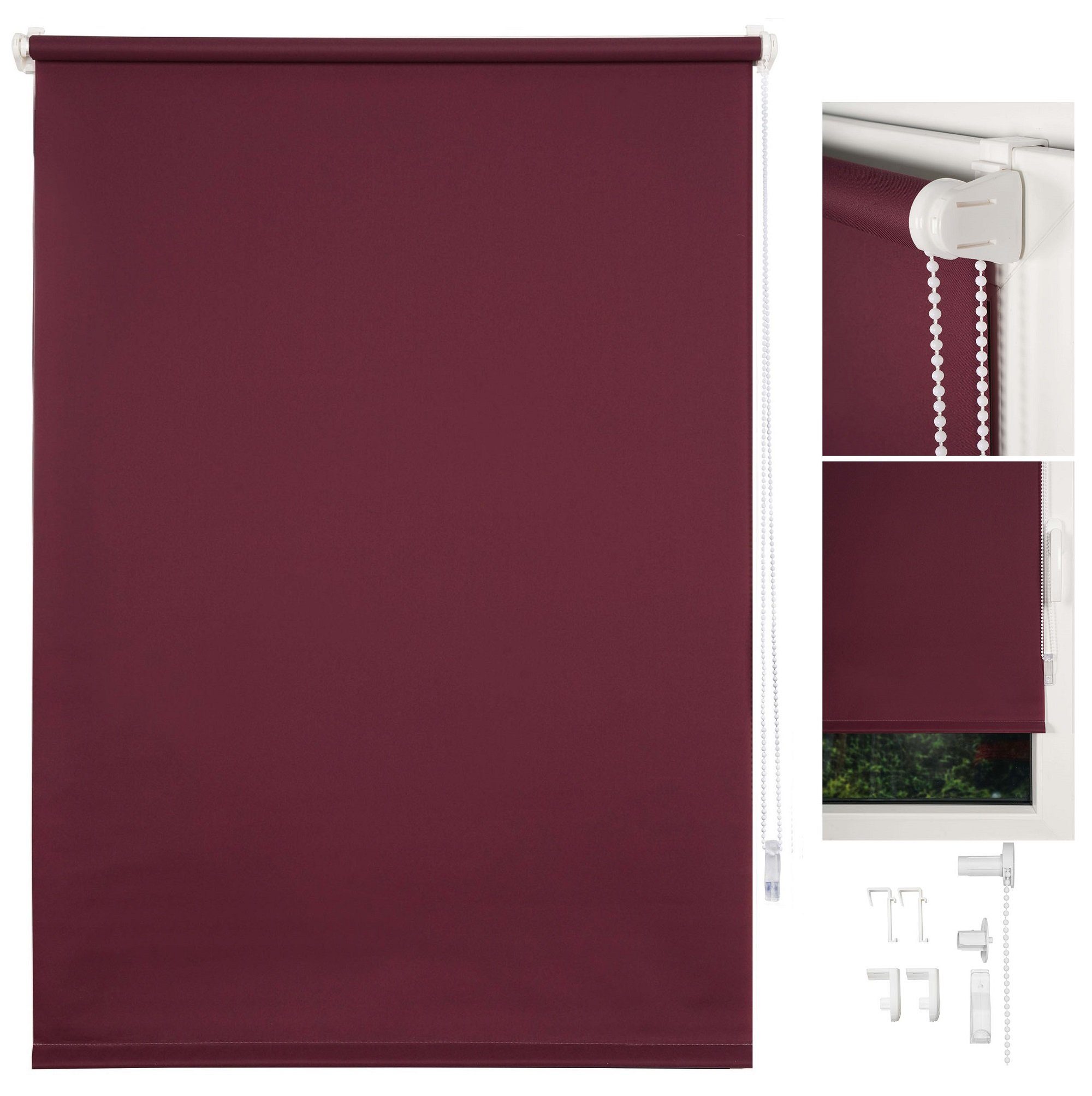 Seitenzugrollo Rollo Win, ondeco, Lichtschutz, ohne günstig online kaufen