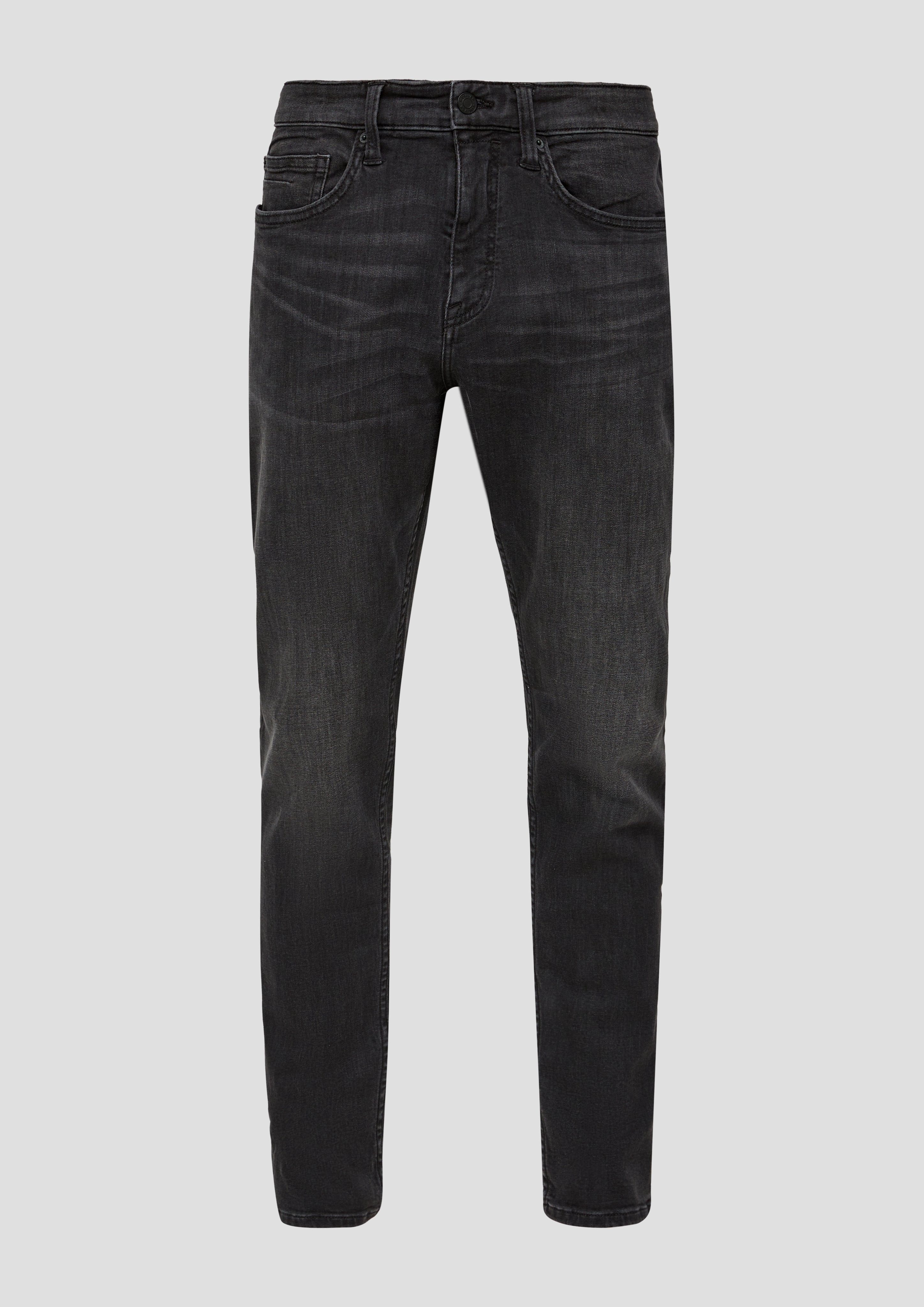 geradem mit grey/black32 Beinverlauf s.Oliver Bequeme Jeans