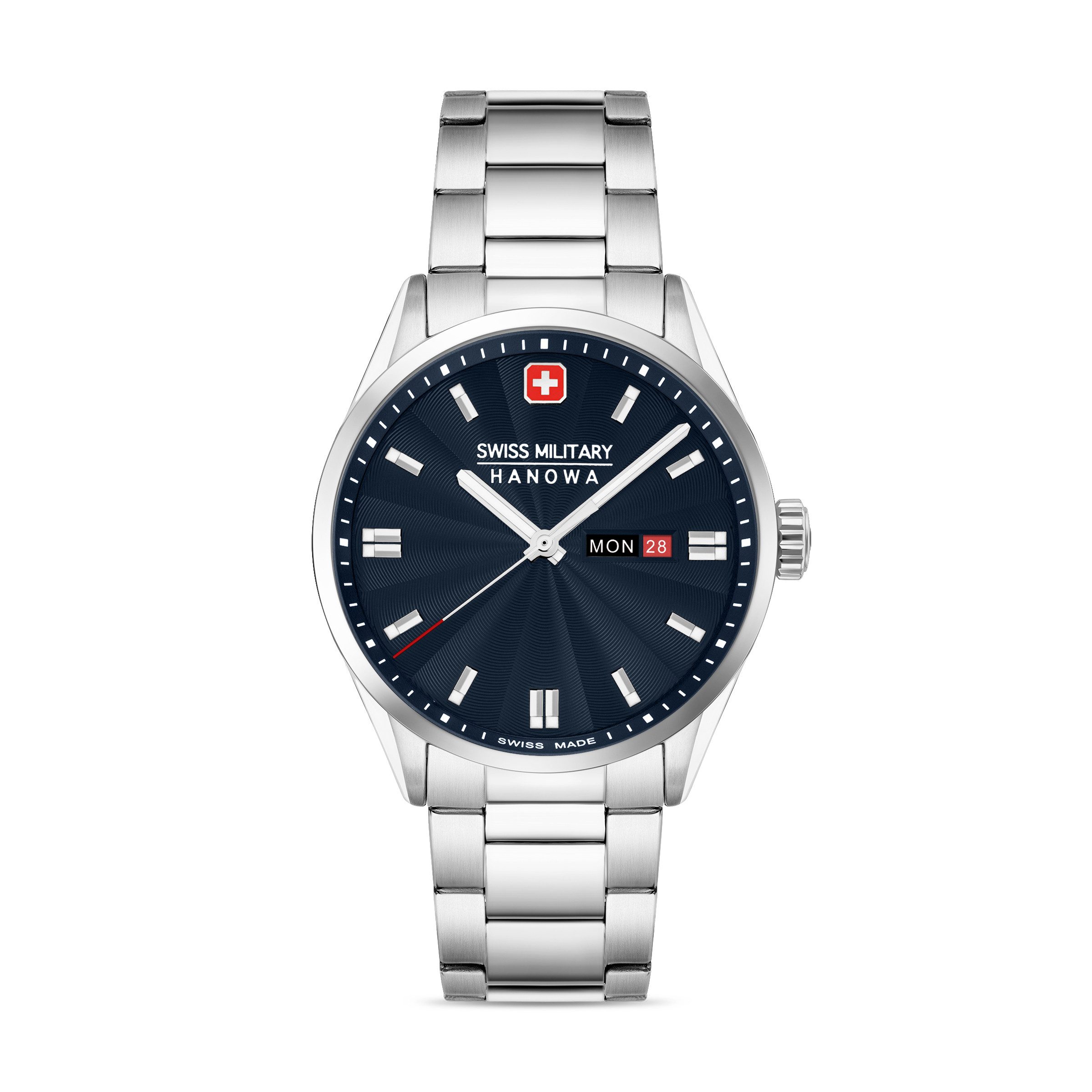 Swiss Military Hanowa Quarzuhr Quarzuhr Herrenuhr 43 Quarz Herren