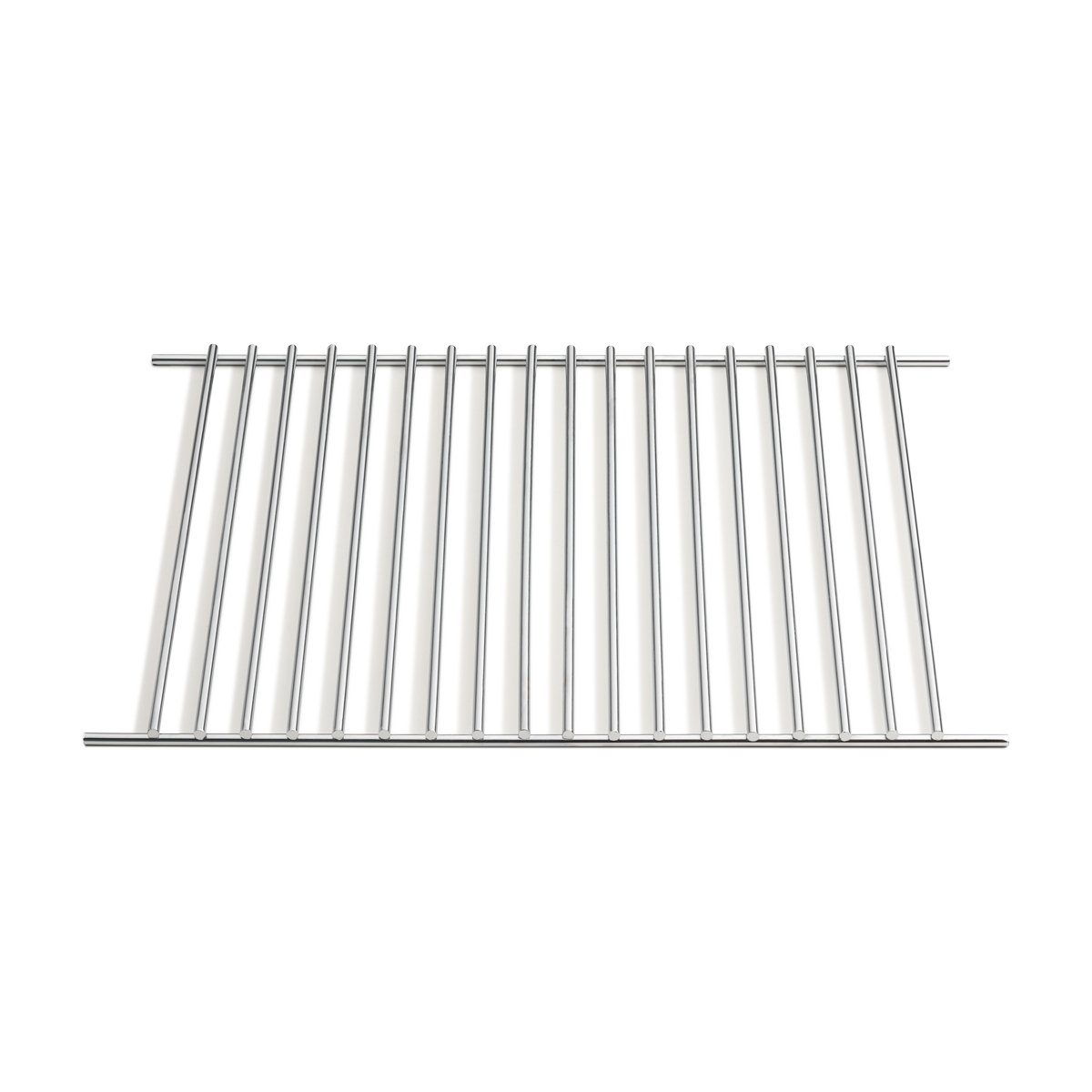höfats Grillrost CRATE (Zubehör für Crate Feuerkorb, verwandelt Crate Feuerkorb in einen Grill, verchromter Stahl), 37 x 28,5 x 1 cm, Rost mit Ø 5 mm Stäben