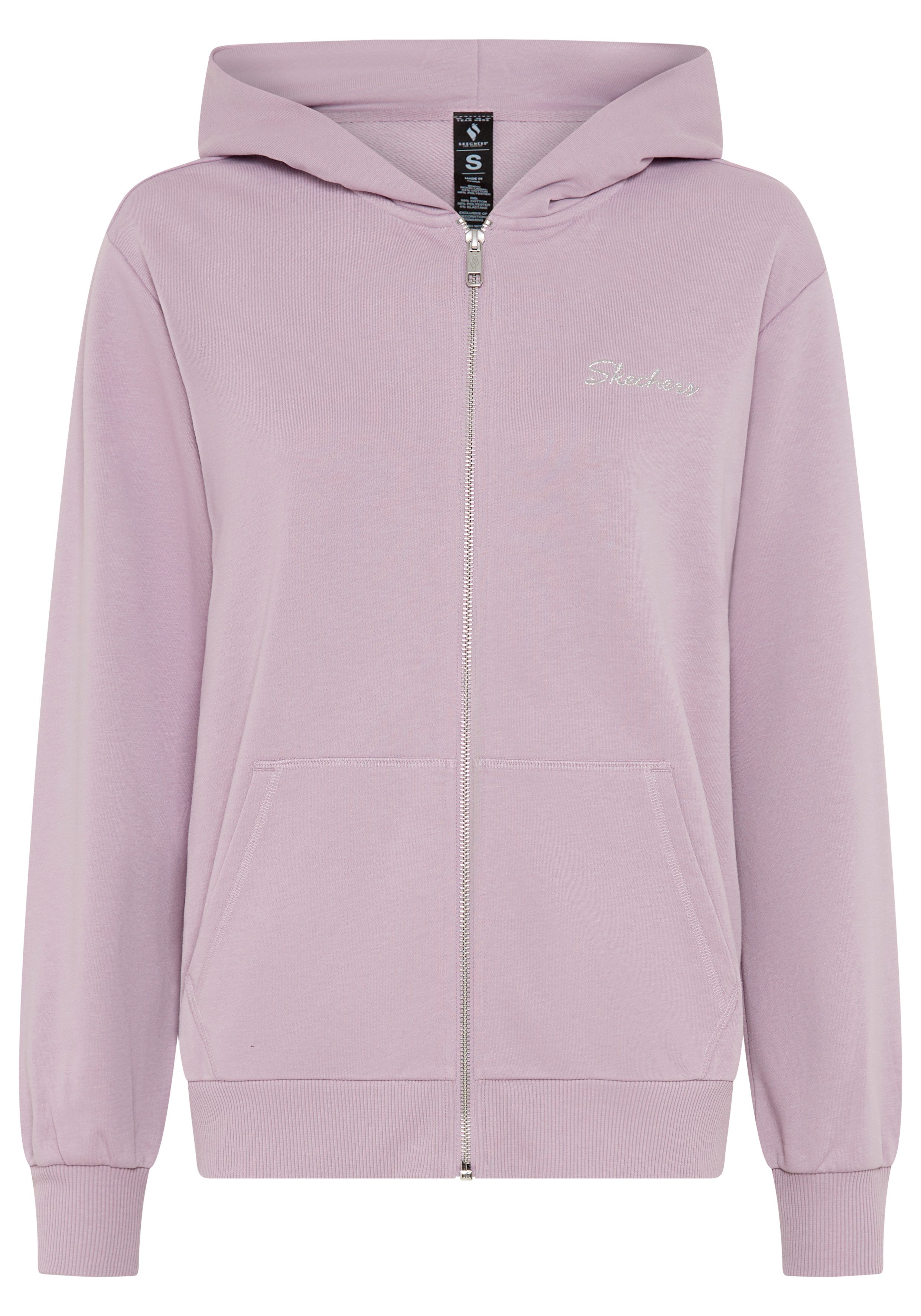 Skechers Kapuzensweatjacke SIGNATURE FZ HOODIE (1-tlg) mit Kapuze, für sportliche Aktivitäten, für Fitness und Training