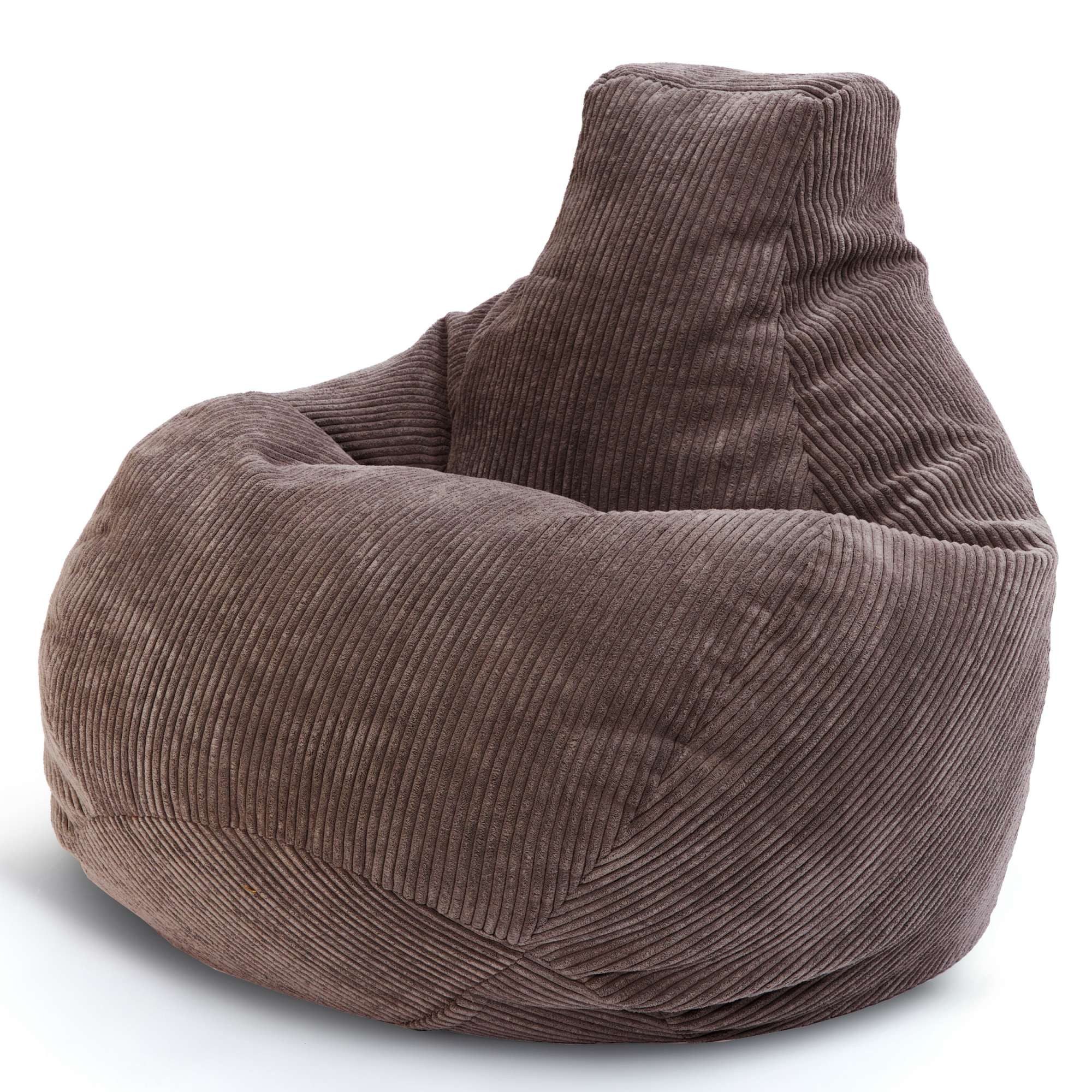 Green Bean Sitzsack Sitzsack Cozy Cord mit Rückenlehne (Indoor, waschbarer Bezug), Bean Bag Bodenkissen Lounge Sitzhocker Relax-Sessel Gamer Gamingstuhl