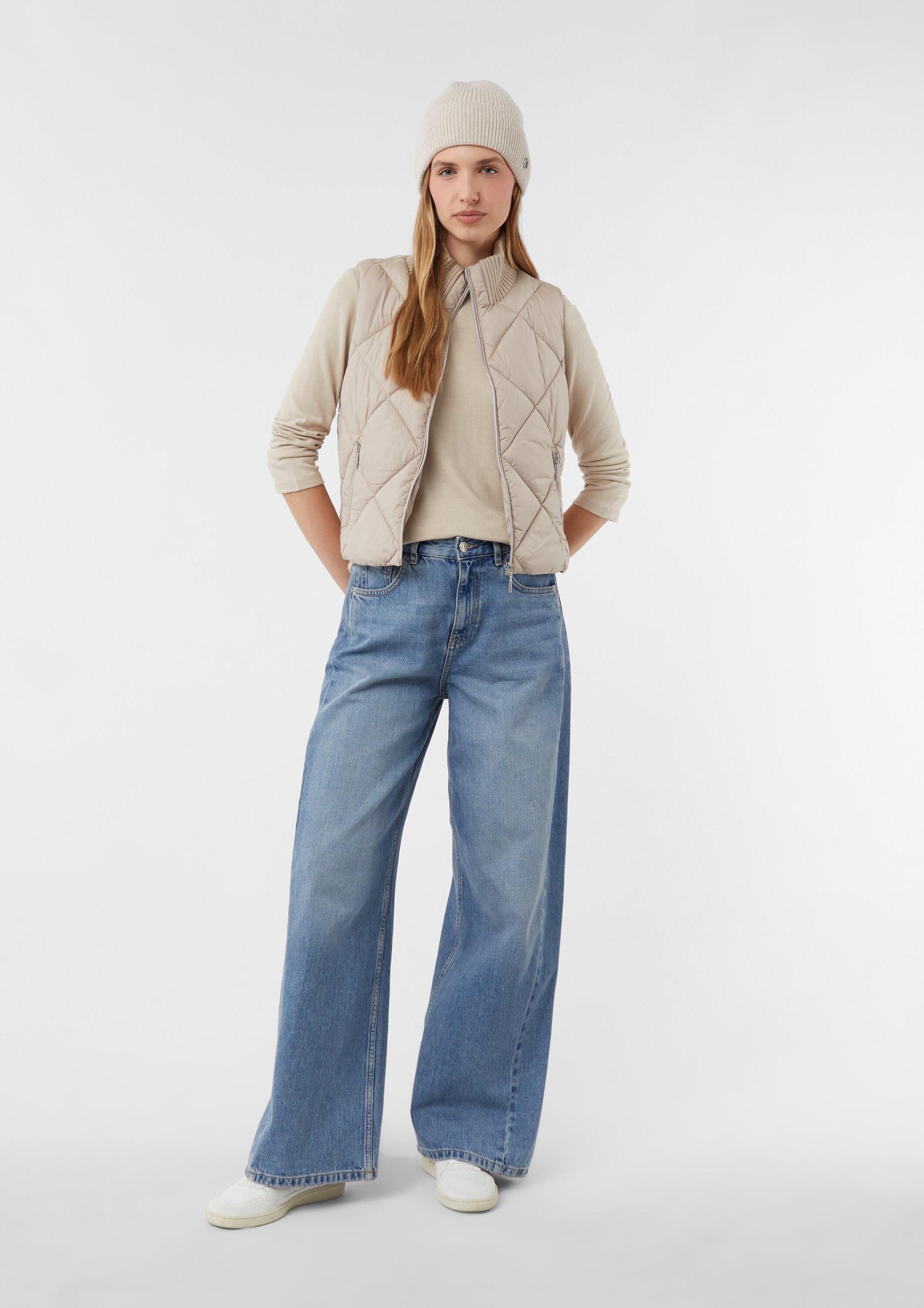 comma Strickmütze Mütze Strickmütze mit Glitzergarn günstig online kaufen