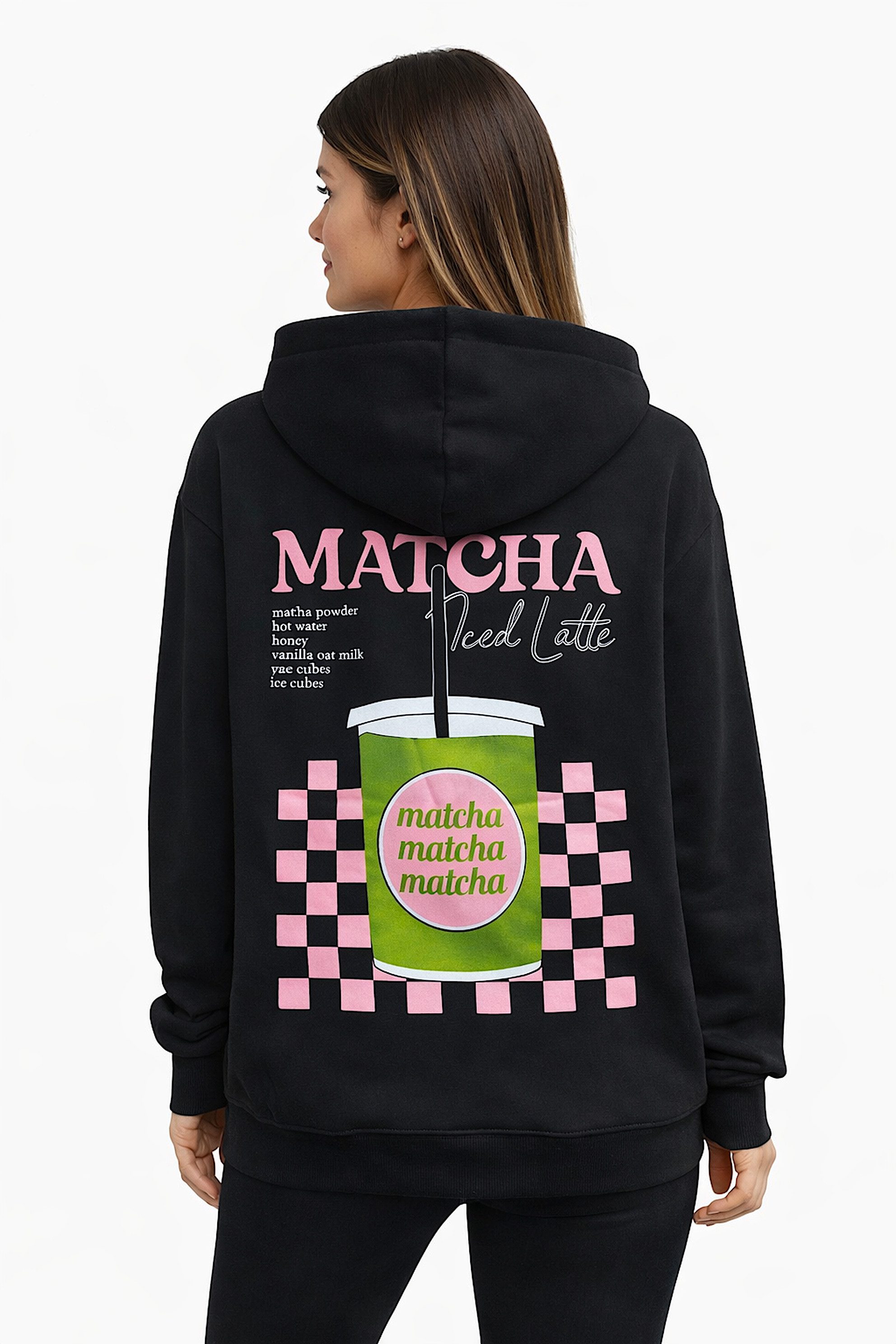 Worldclassca Hoodie Worldclassca Oversized "MATCHA" Hoodie Kapuzenpullover Sweatshirt Neue Kollektion - Stilvolle und gemütliche Casual Mode für Damen