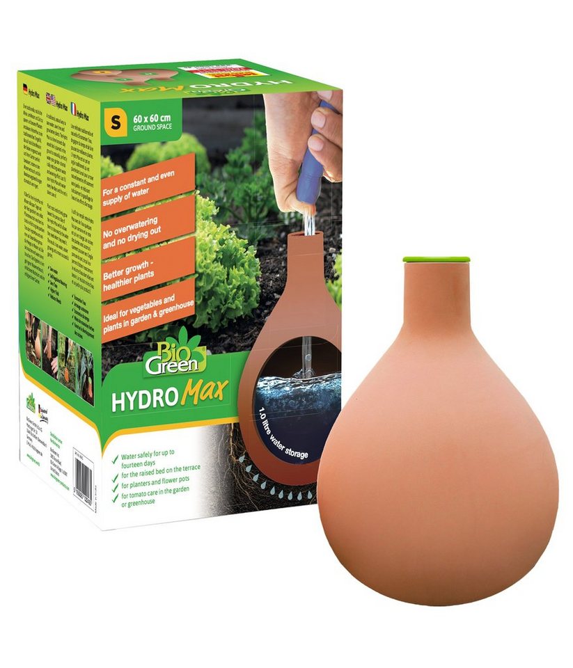 Thumbnail - Dehner Bewässerungssystem Bewässerungskugel Hydro Max aus Ton, Automatische Bewässerung für grüne Beete, Urlaubsbewässer...