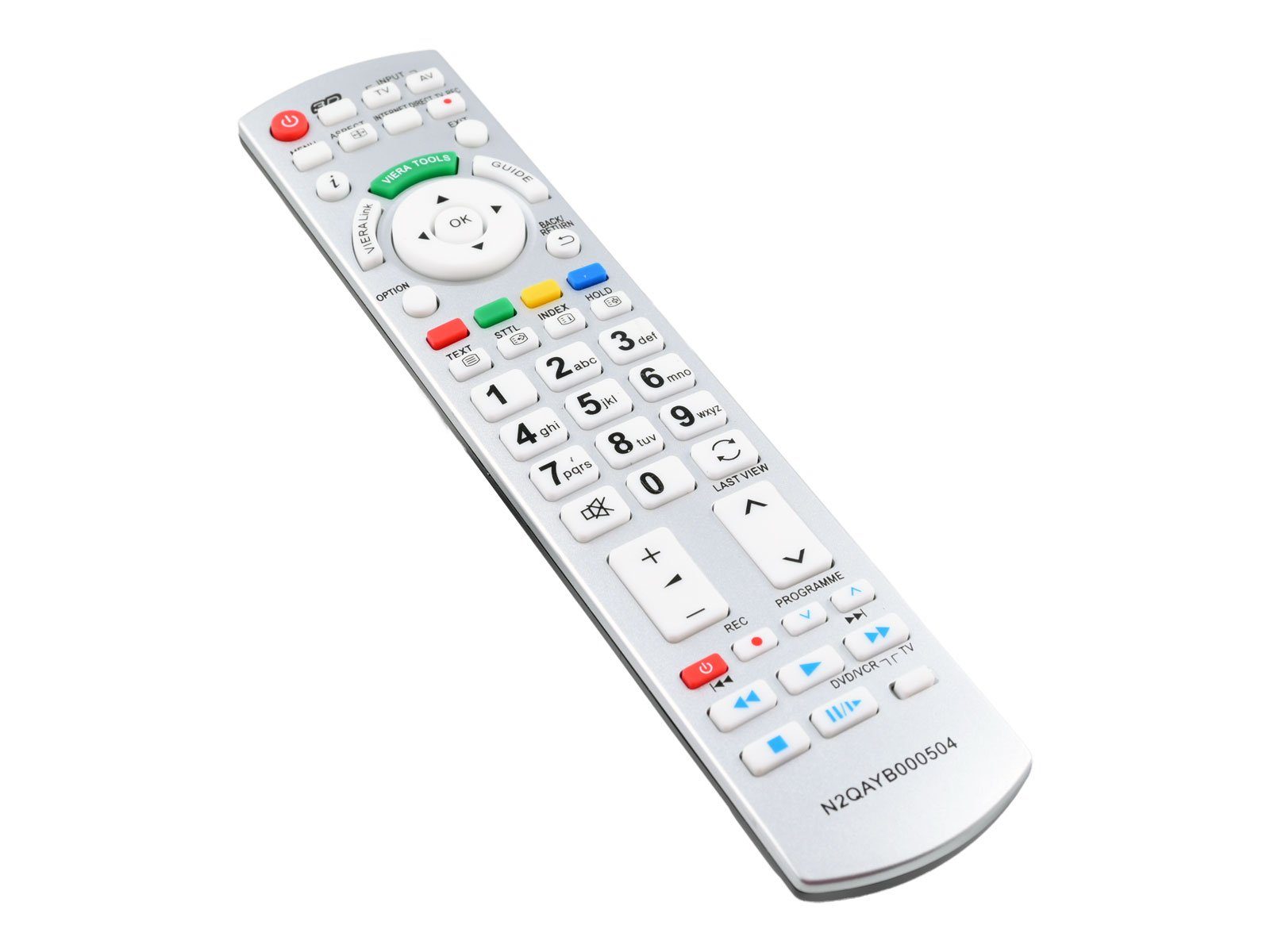 azurano Ersatz für PANASONIC N2QAYB000504, N2QAYB000505, N2QAYB000506, Universal-Smart-TV-Fernbedienung (SUB N2QAYB000505, N2QAYB000506, N2QAYB000673, N2QAYB000785)