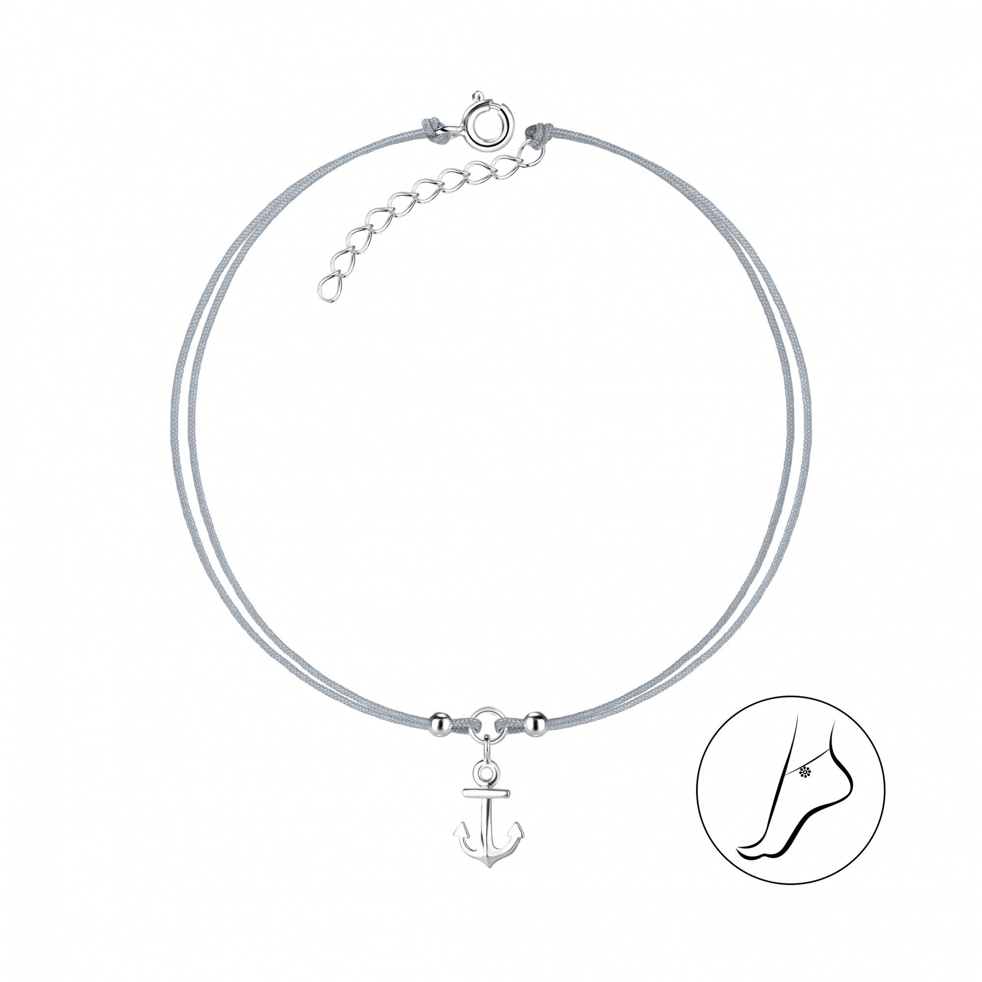 ALEXANDER YORK Fußkette mit Anhänger ANKER, günstig online kaufen