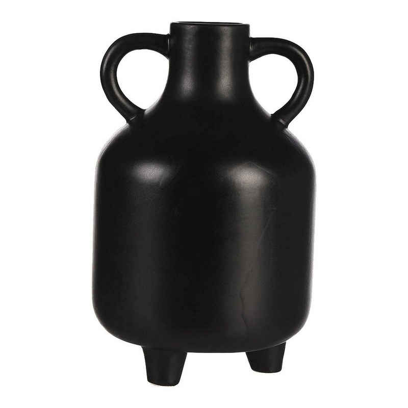 Depot Dekovase Vase Amphora (Packung, 1 Stück Vase), aus Dolomit, Ø 13.5 Zentimeter, H 22 Zentimeter