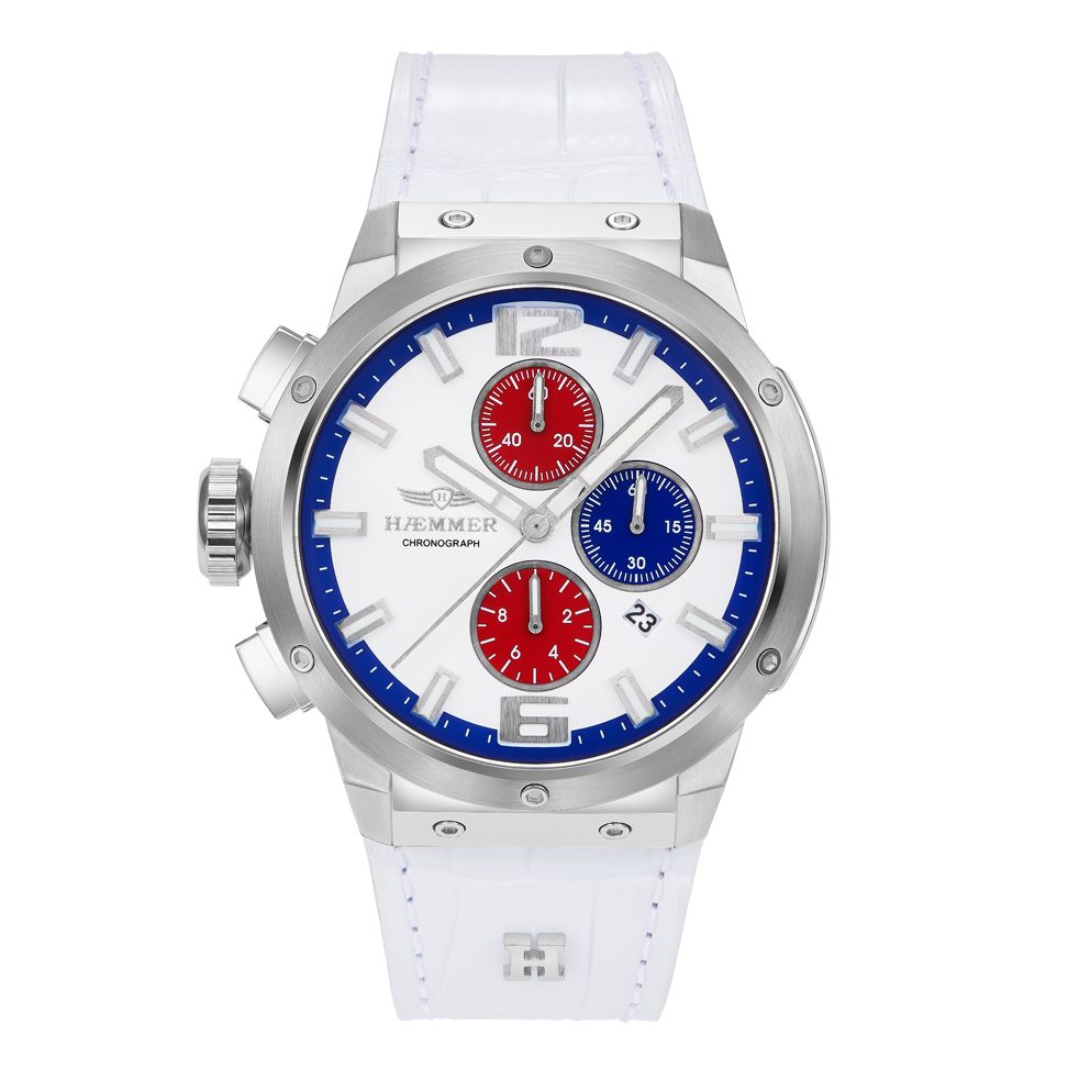 HAEMMER GERMANY Chronograph RUSH, EG-011, Quarzuhr, Armbanduhr, Herrenuhr, analog, Tag, Stoppfunktion