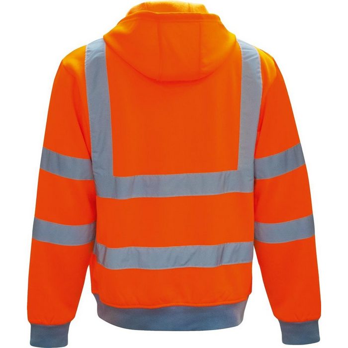 TRIZERATOP Arbeitsjacke Arbeitsjacke Warnschutz-Sweatjacke Orange Größe L