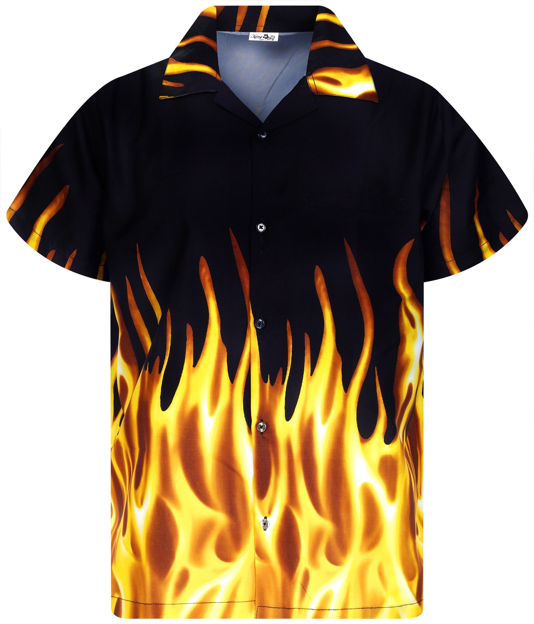 King Kameha Hawaiihemd Flames Funky Hawaii-Hemd günstig online kaufen