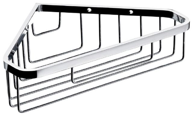 Emco Eckregal »System2 Eckschwammkorb m. direkter Wandbefestigung, chrom«, 1-tlg., chrom-Otto