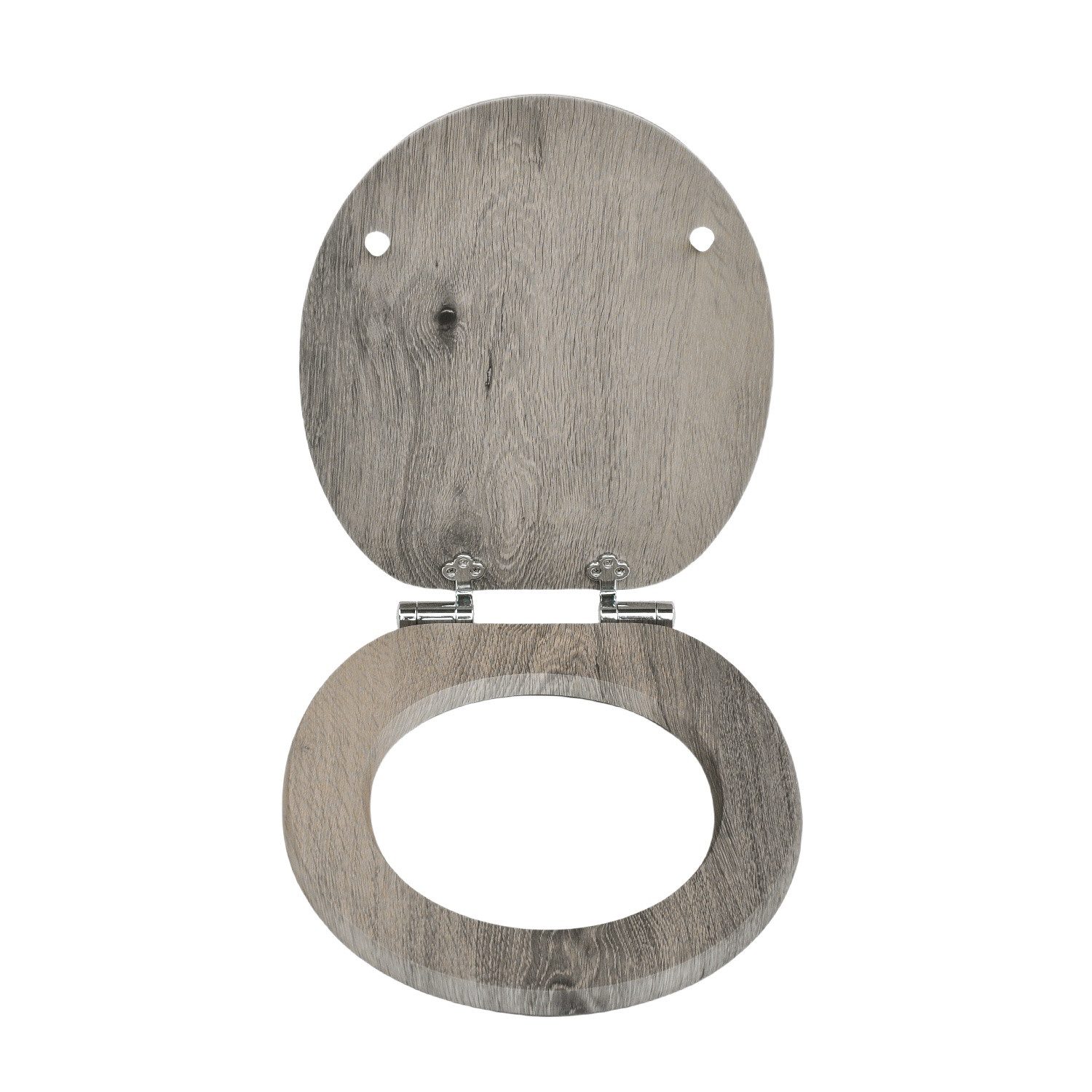 SINOBATH WC-Sitz WC-Sitz mit Absenkautomatik,MDF Holzkern,Toilettensitz