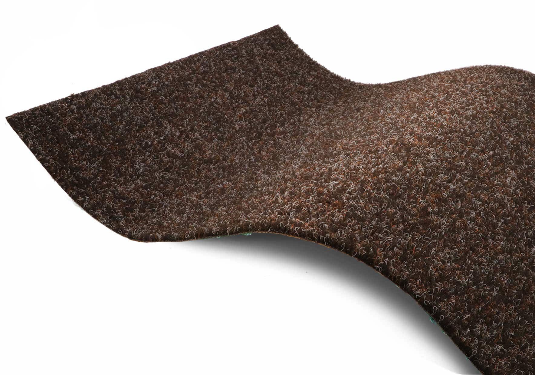 Primaflor-Ideen in Textil Kunstrasen Kunstrasen GREEN, Gesamthöhe 7,5 mm, Made in Netherlands, rechteckig, braun, mit Noppen, strapazierfähig, witterungsbeständig & wasserfest
