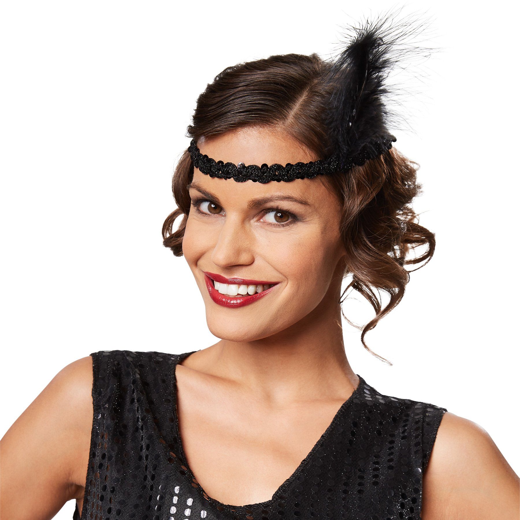 dressforfun Kostüm Frauenkostüm Jazz, In edlem Schwarz gehaltenes Kostüm